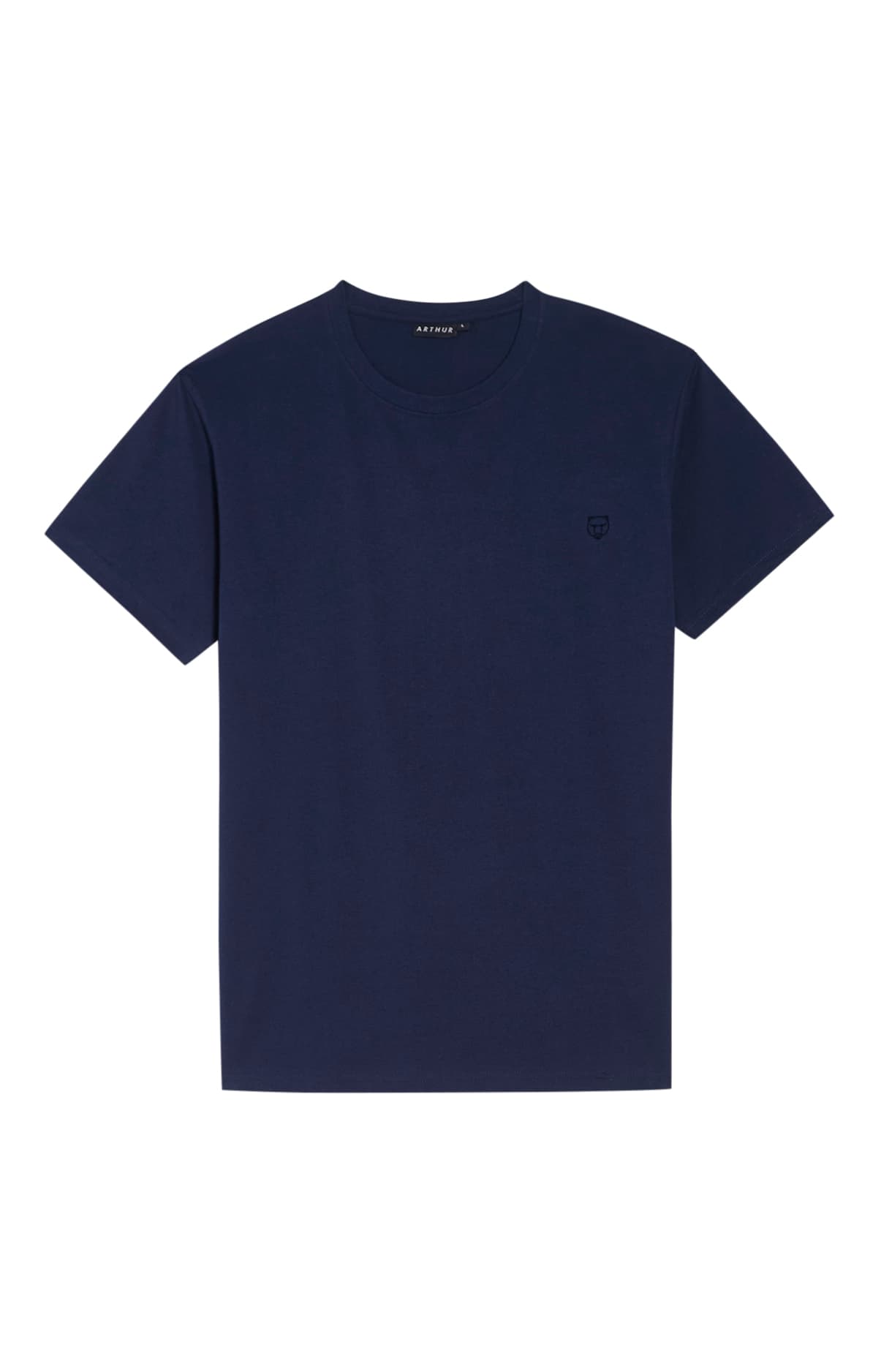 arthur-bob-tee-shirt-marine-coton-bio-homme-manches-courtes image 3