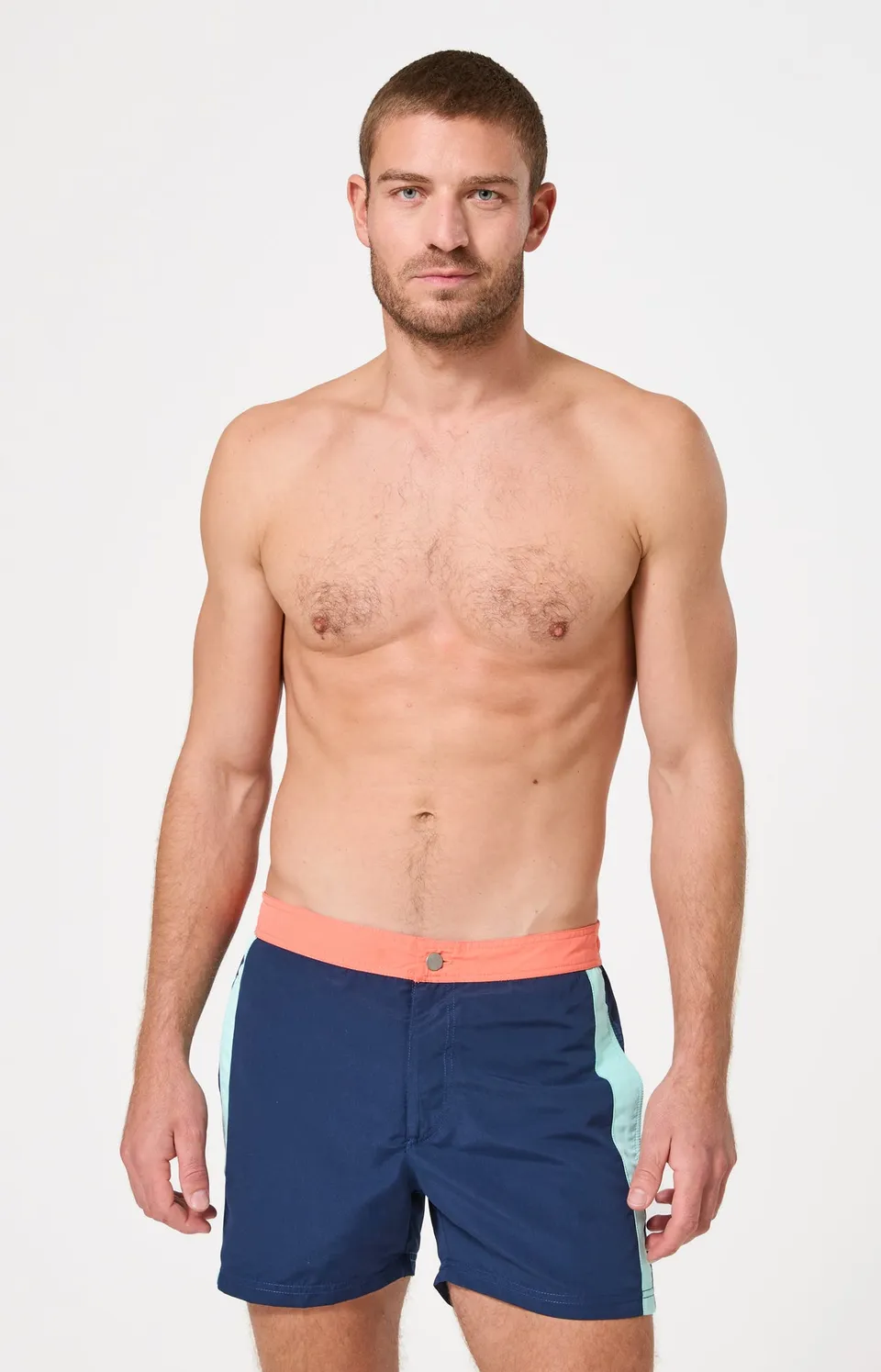 arthur-bob-short-antonin-polyester-marine image 1