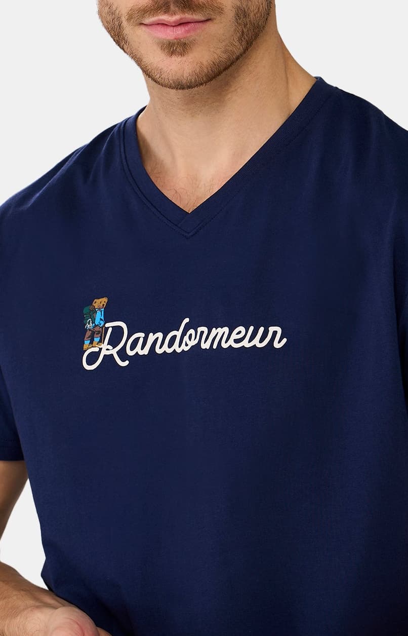 arthur-bob-randormeur-pyjashort-marine-coton-bio image 2