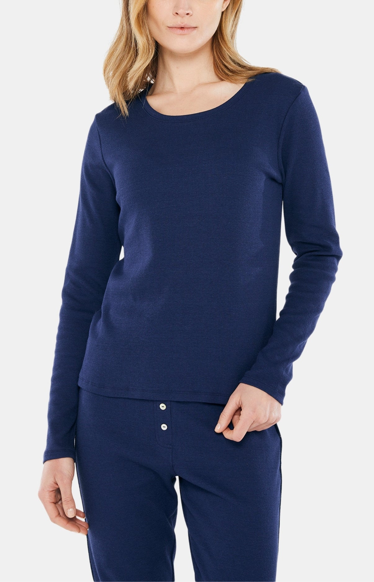 arthur-bob-tee-shirt-manches-longues-marine-femme image 2