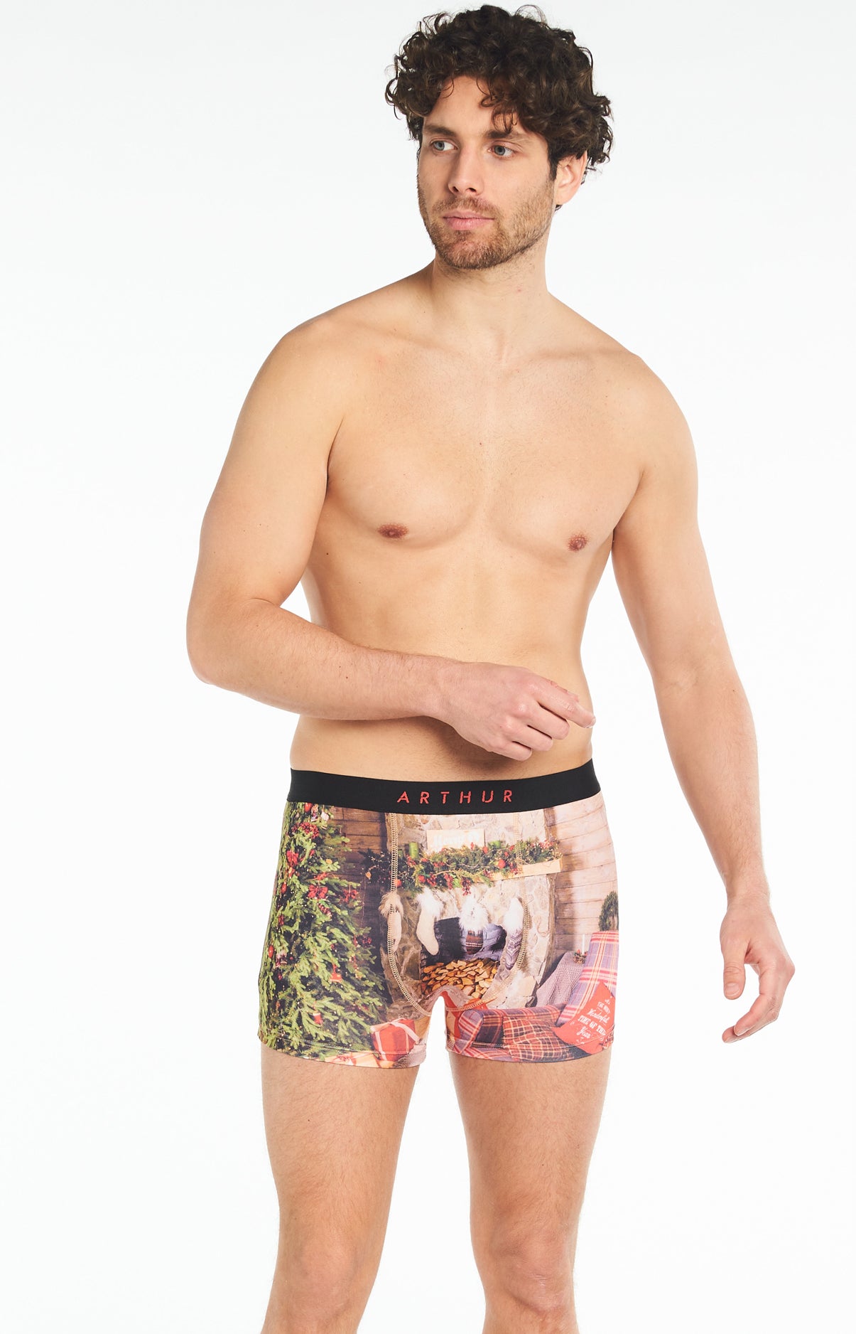 arthur-bob-christmas-boxer-homme-multicolore-f-tes image 1