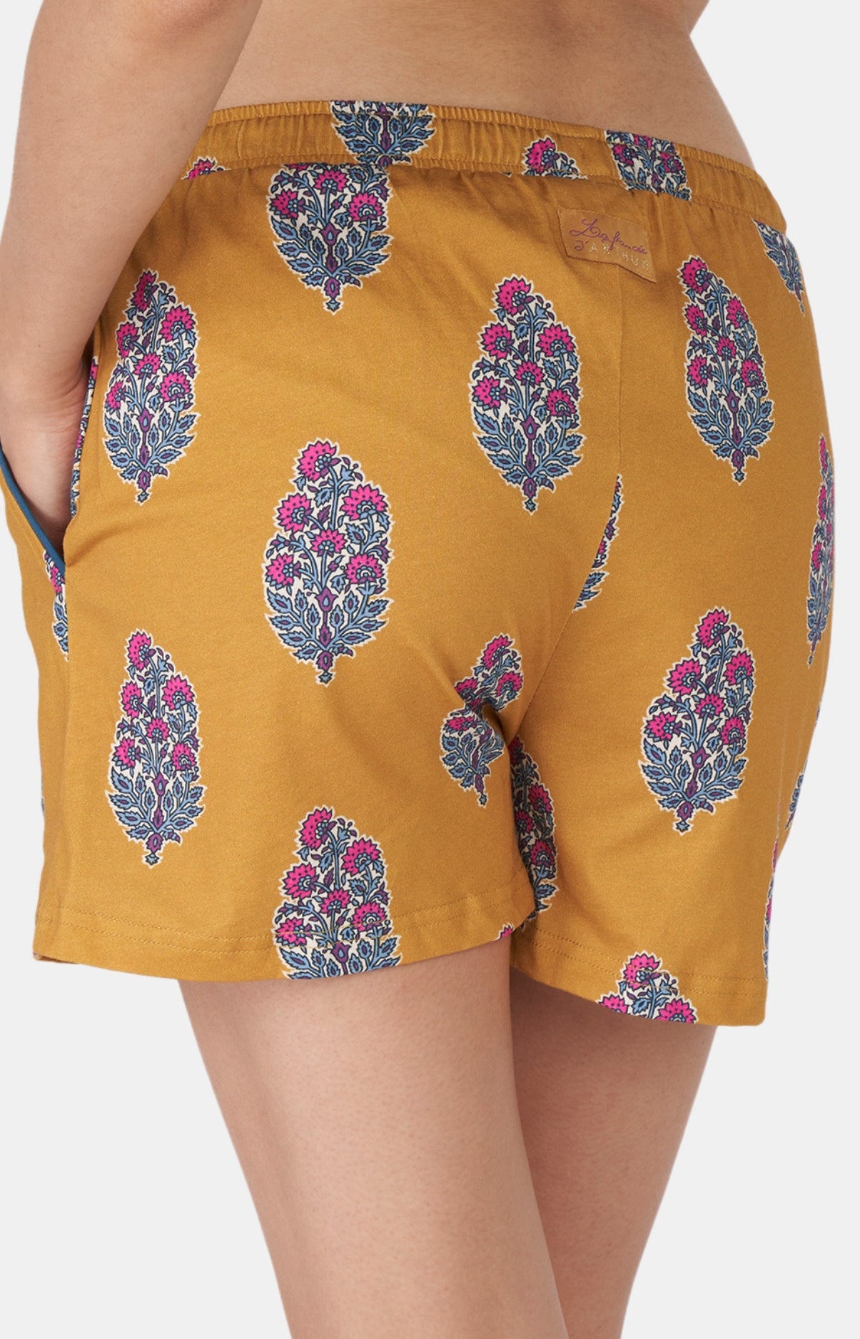 arthur-bob-holie-ocre-short-pyjama-coton-bio image 3
