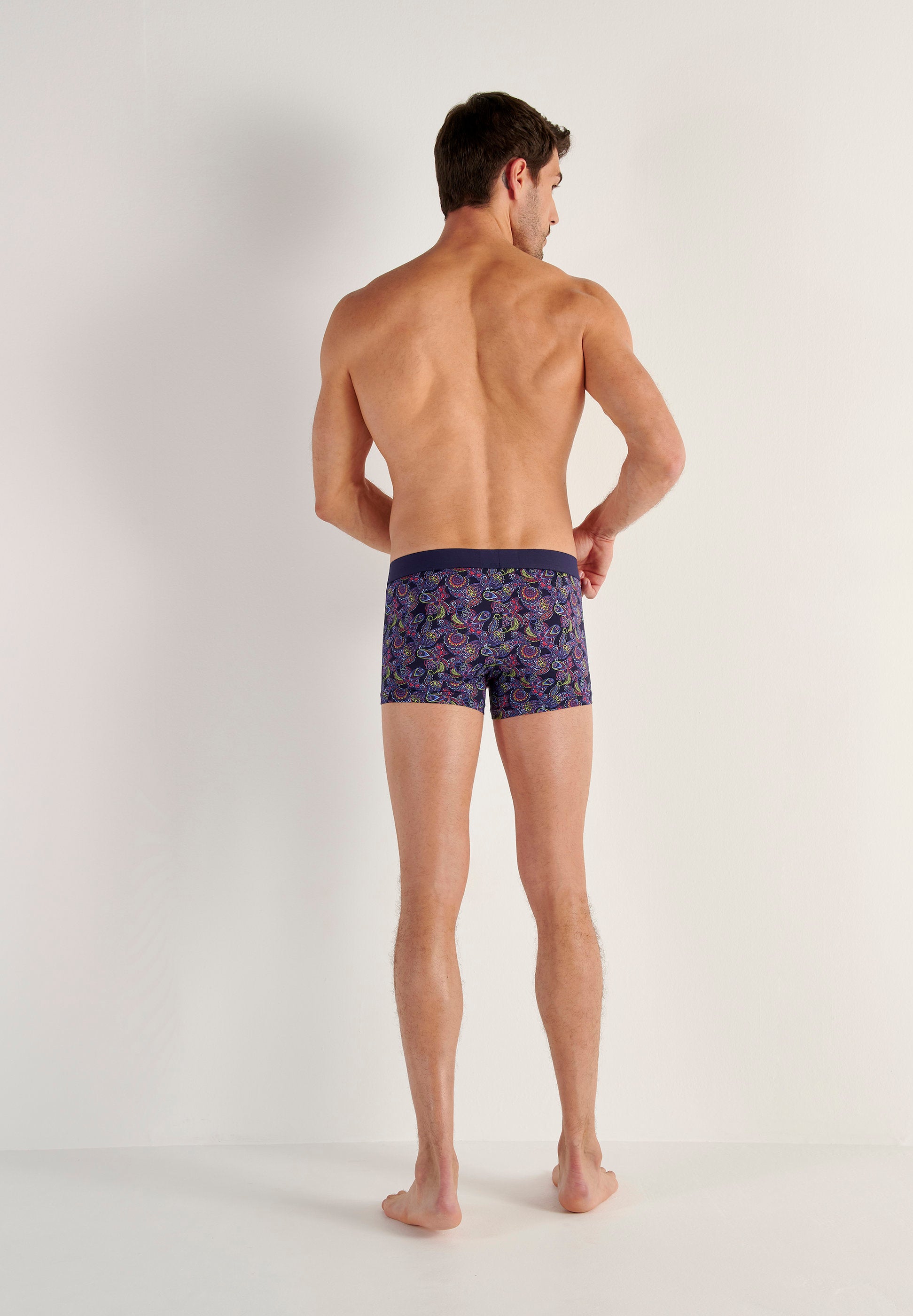 hom-ringo-boxer-homme-bleu-marine-imprim-microfibre image 6