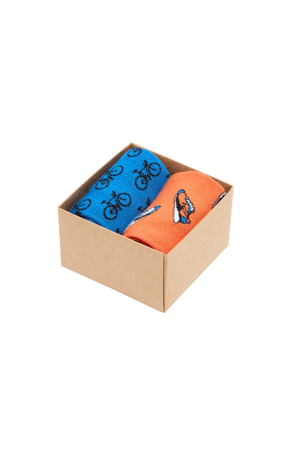 arthur-bob-sport-pack-2-chaussettes-homme-orange-40-46-coton image 2