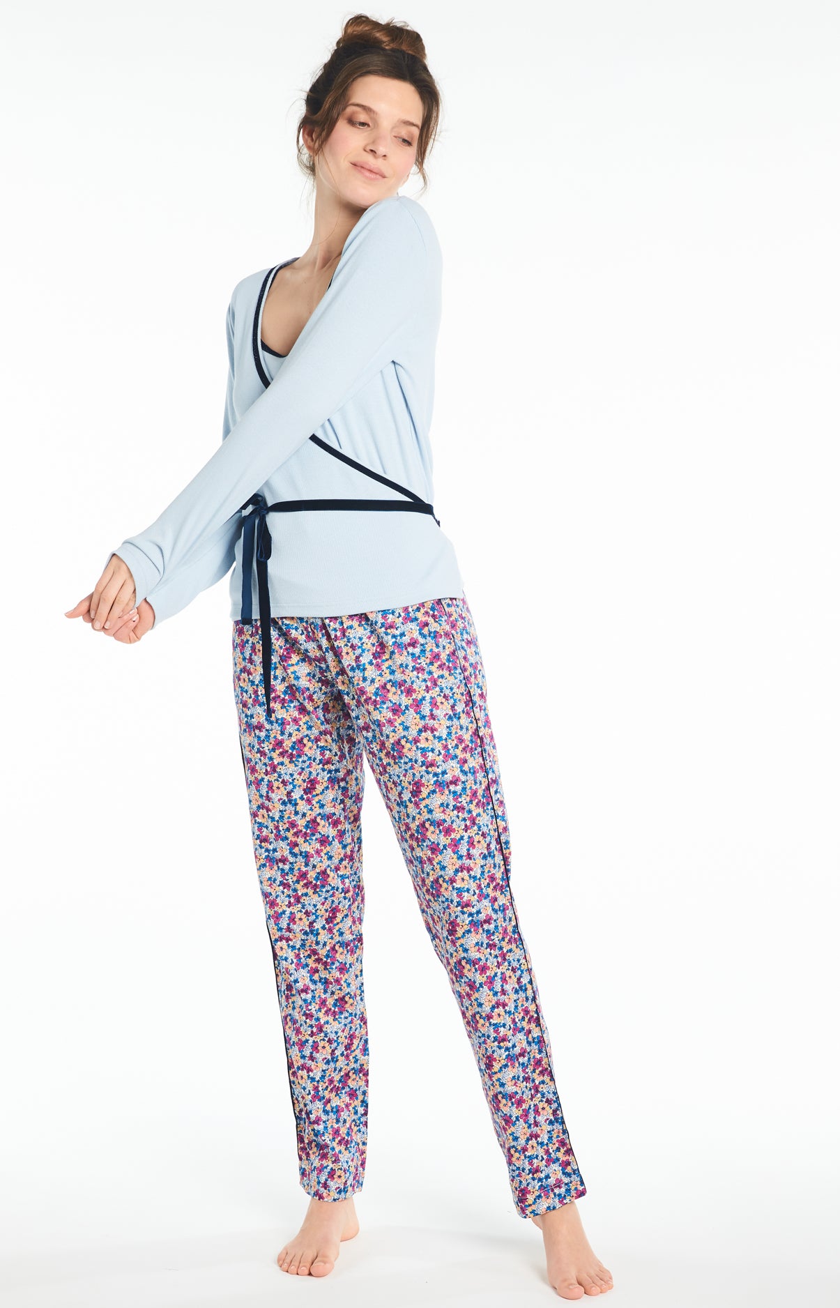 arthur-bob-ciel-cache-c-ur-femme-bleu-ciel-coton image 4