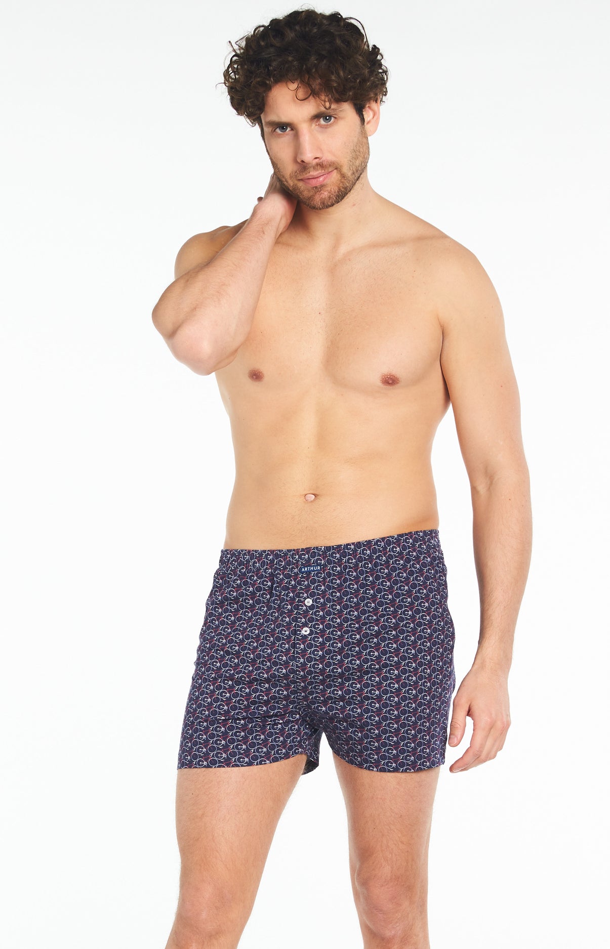 arthur-le-club-v-lo-cale-on-de-nuit-marine-coton-bio image 1