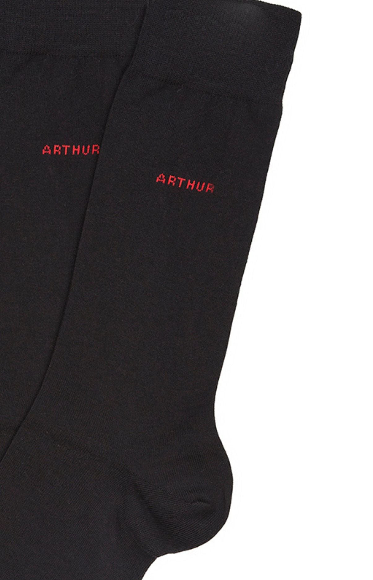 arthur-chaussettes-coton-homme-noir-coton-bio image 2