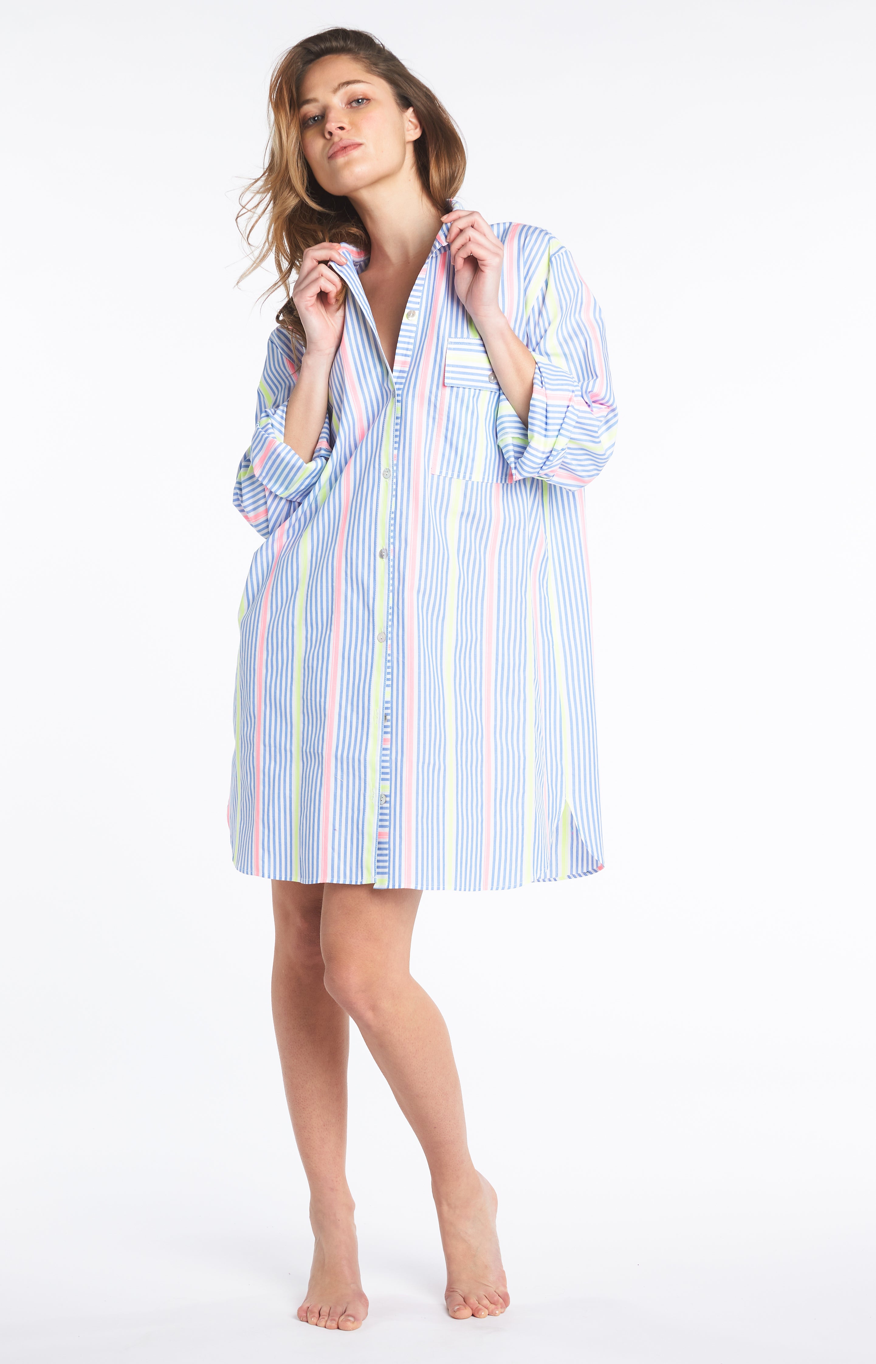 arthur-bob-chemise-grand-p-re-fluo-chemise-de-nuit-multicolore image 4