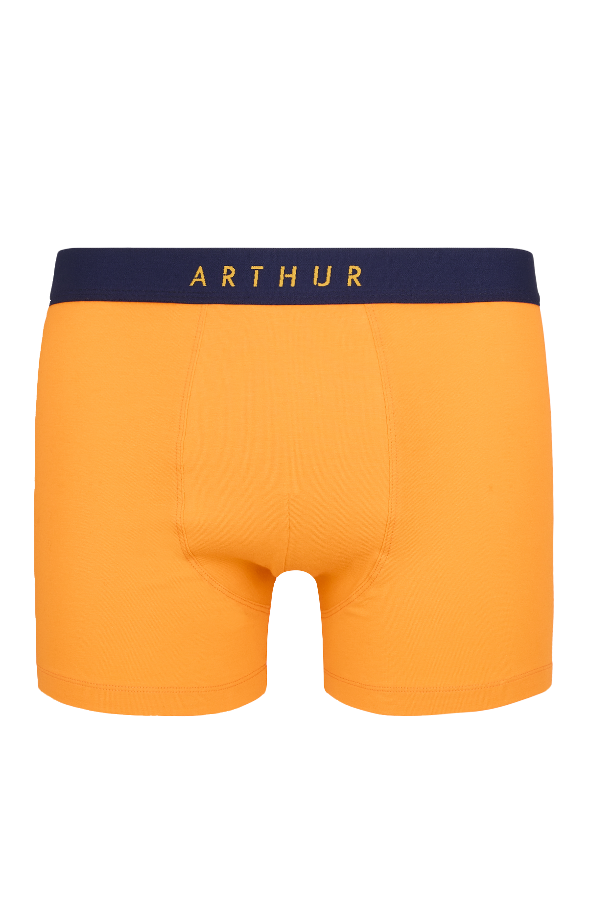 arthur-bob-boxer-coton-bio-orange-homme-classique image 3