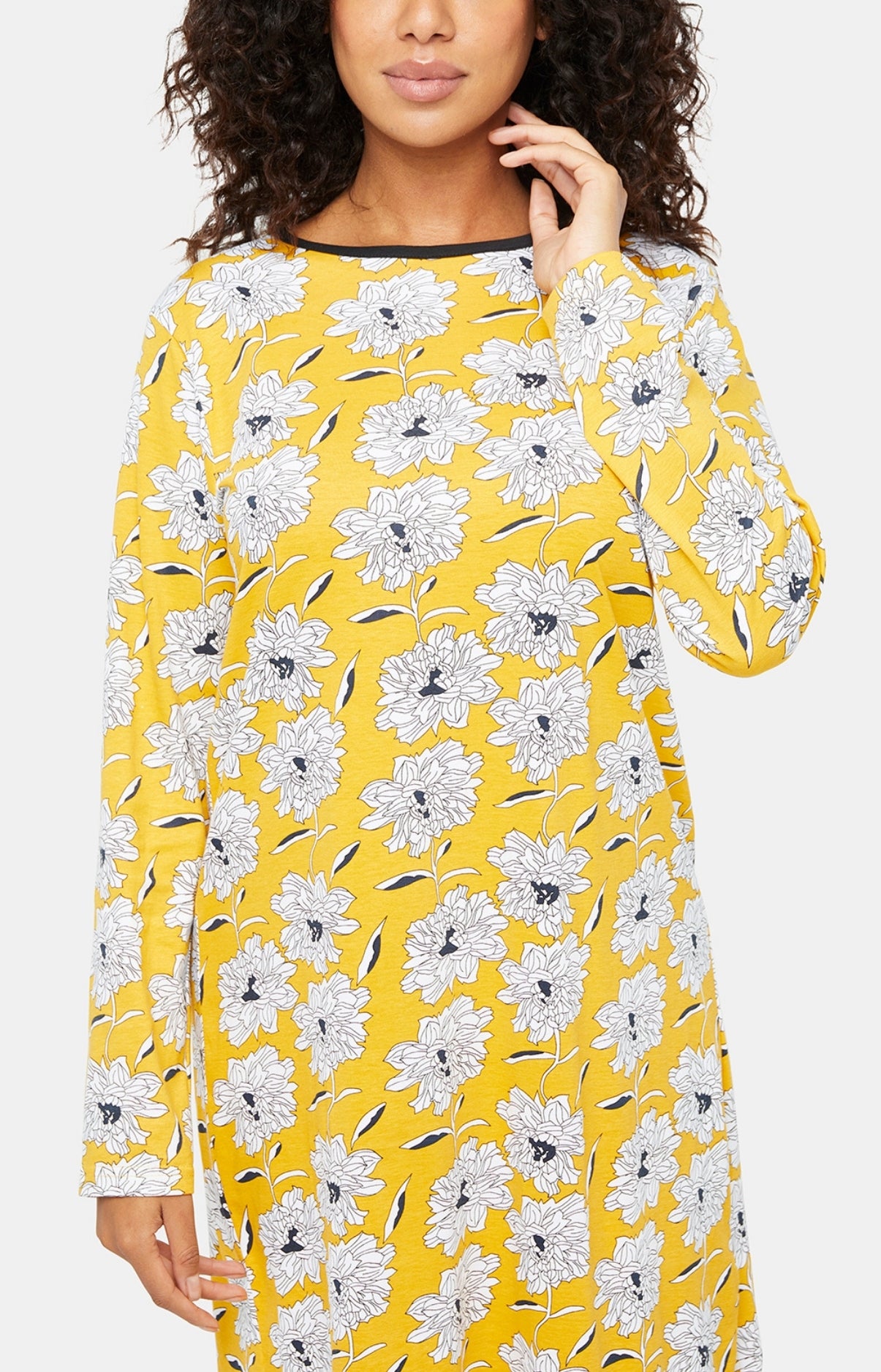 arthur-simone-pyjama-boutonn-coton-jaune image 2