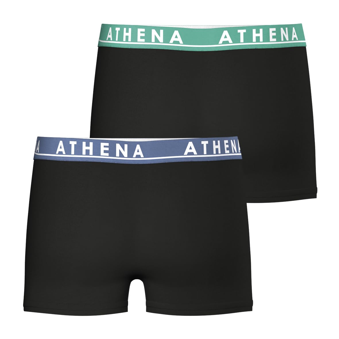 athena-easy-color-lot-2-boxers-gar-on-noir-coton-stretch image 4