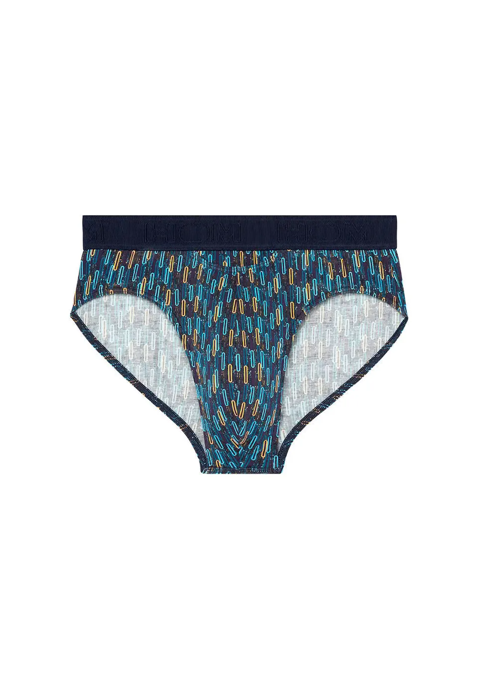 hom-ho1-westgate-slip-homme-blue-print-coton-modal image 1