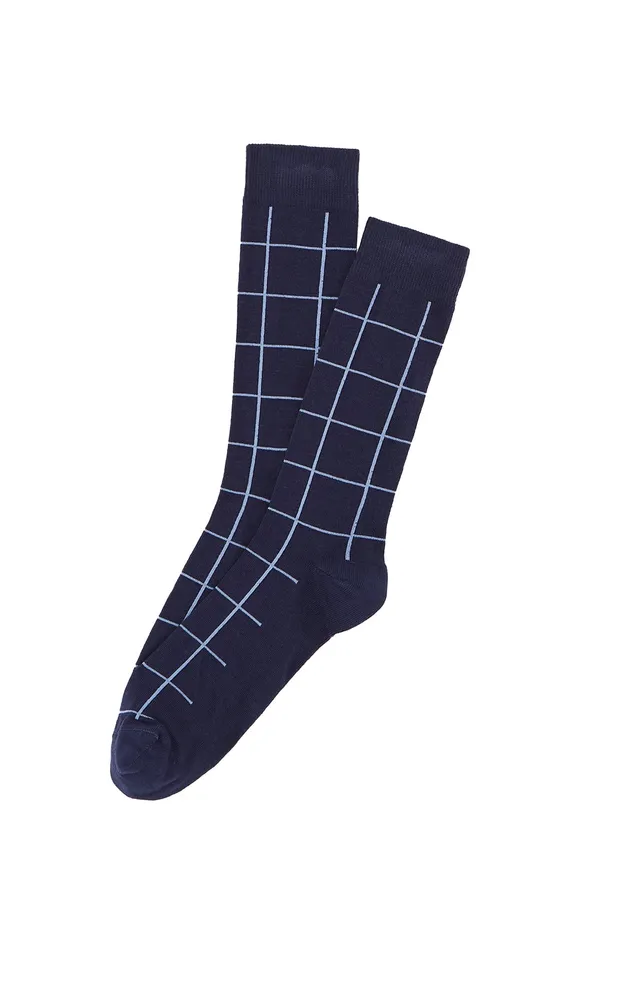 arthur-bob-lewis-chaussettes-homme-marine-40-46-coton-bio image 1