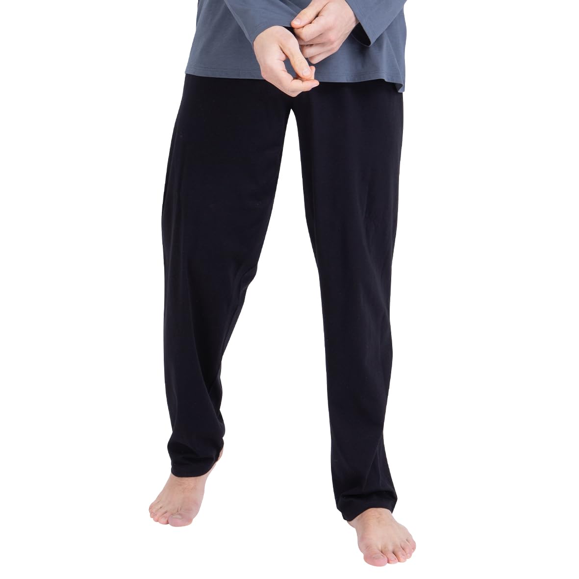 athena-ecopack-7o71-pyjama-homme-taille-l-coton-manches-longues image 2