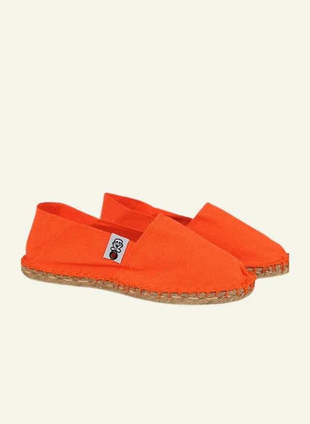 archiduchesse-sport-orange-citrouille-espadrilles-toile image 1