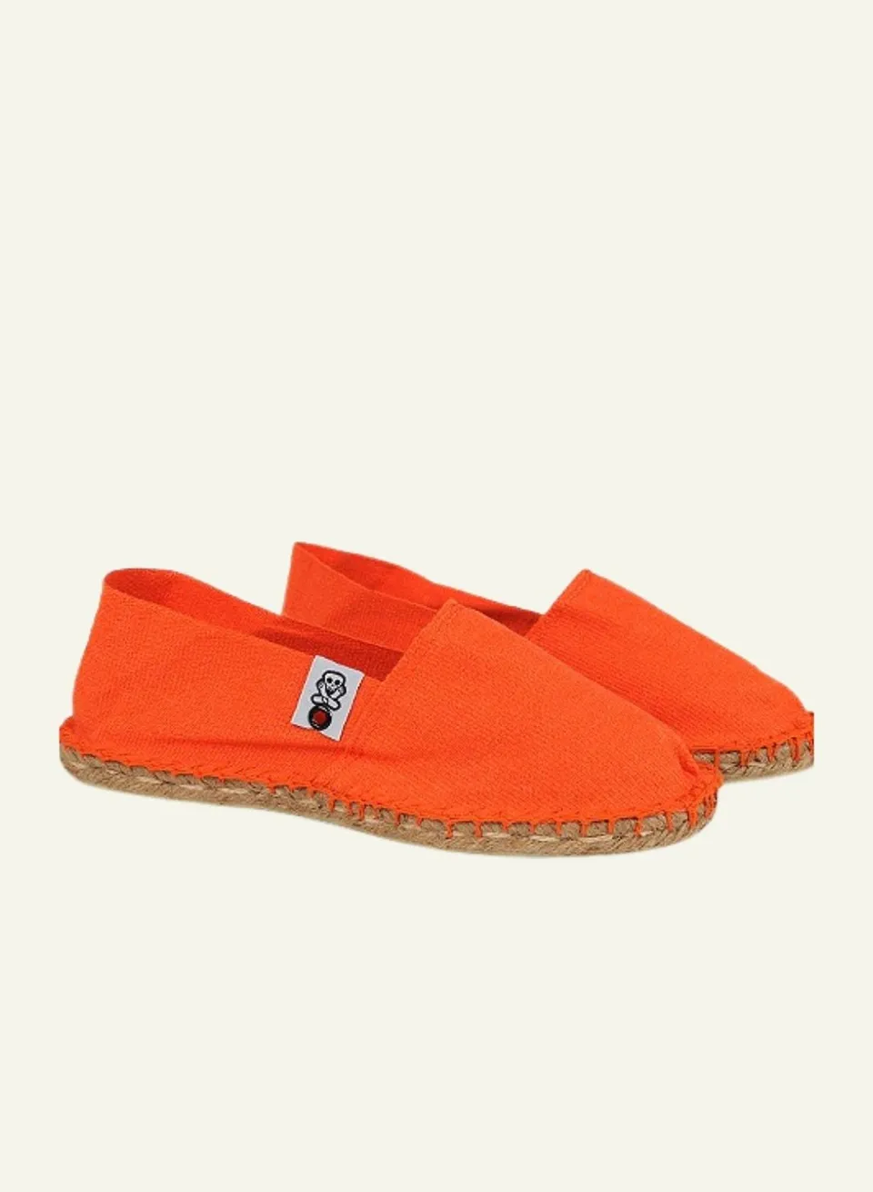 archiduchesse-sport-orange-citrouille-espadrilles-toile image 1