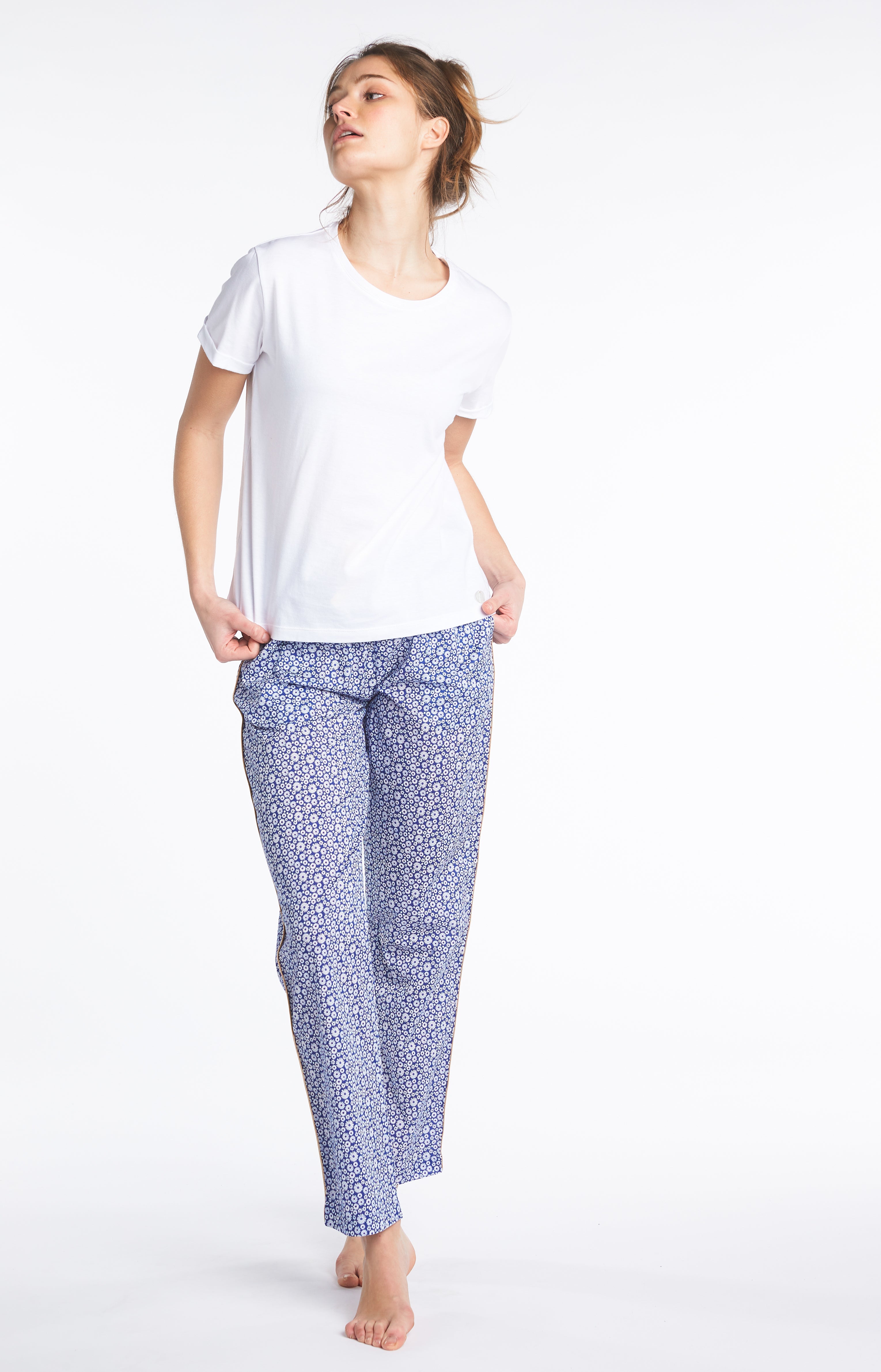 arthur-bob-uni-tee-shirt-blanc-coton-pima-femme image 6