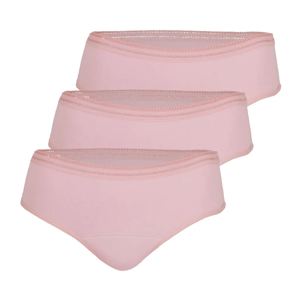 athena-dailyz-lot-3-slips-menstruels-rose-vintage-coton-bio image 1