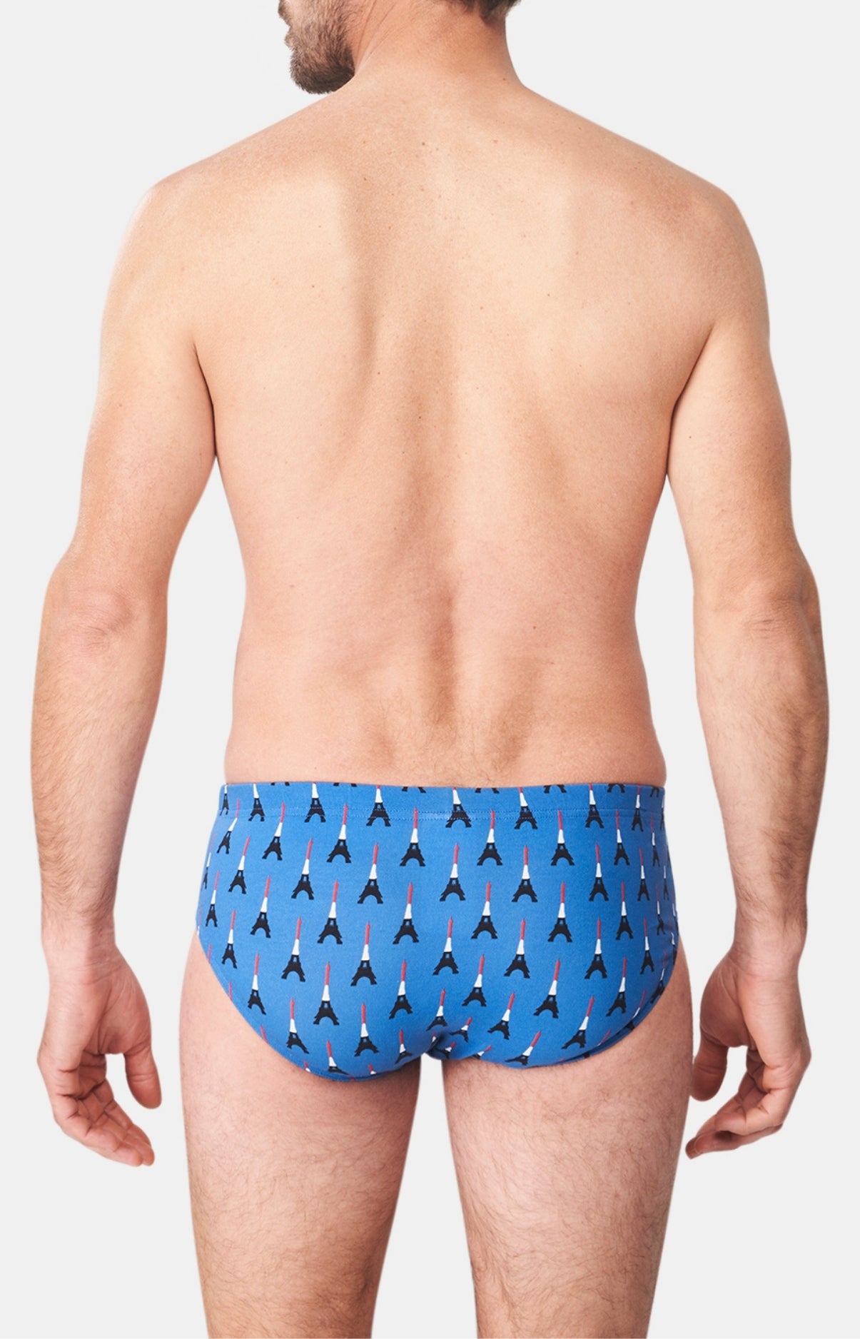 arthur-le-club-tour-eiffel-slip-homme-bleu-coton-bio image 5