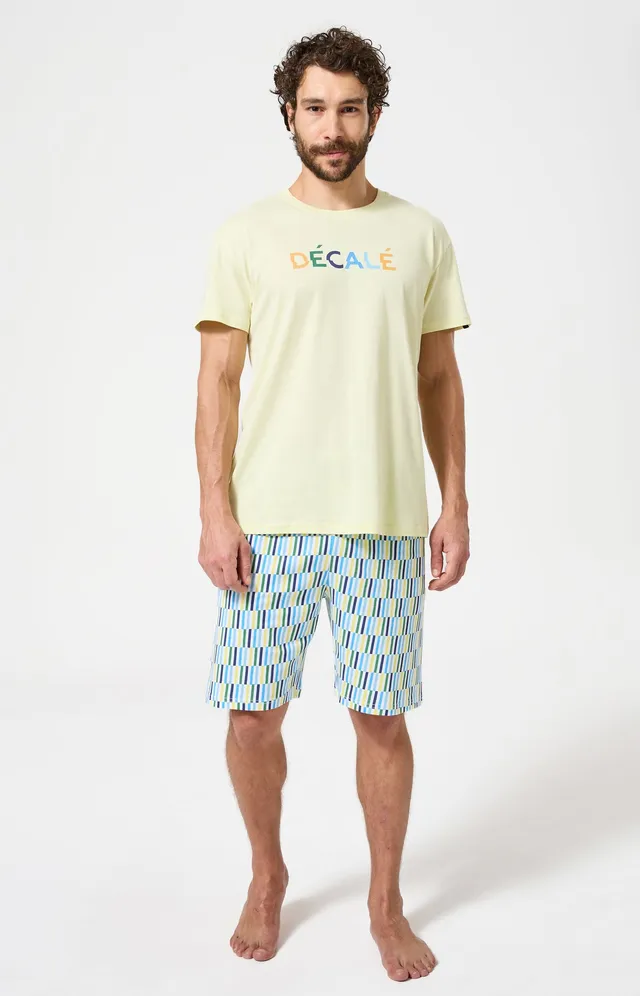 arthur-bob-pyjashort-d-cal-pyjama-coton-bio-multicolore image 1
