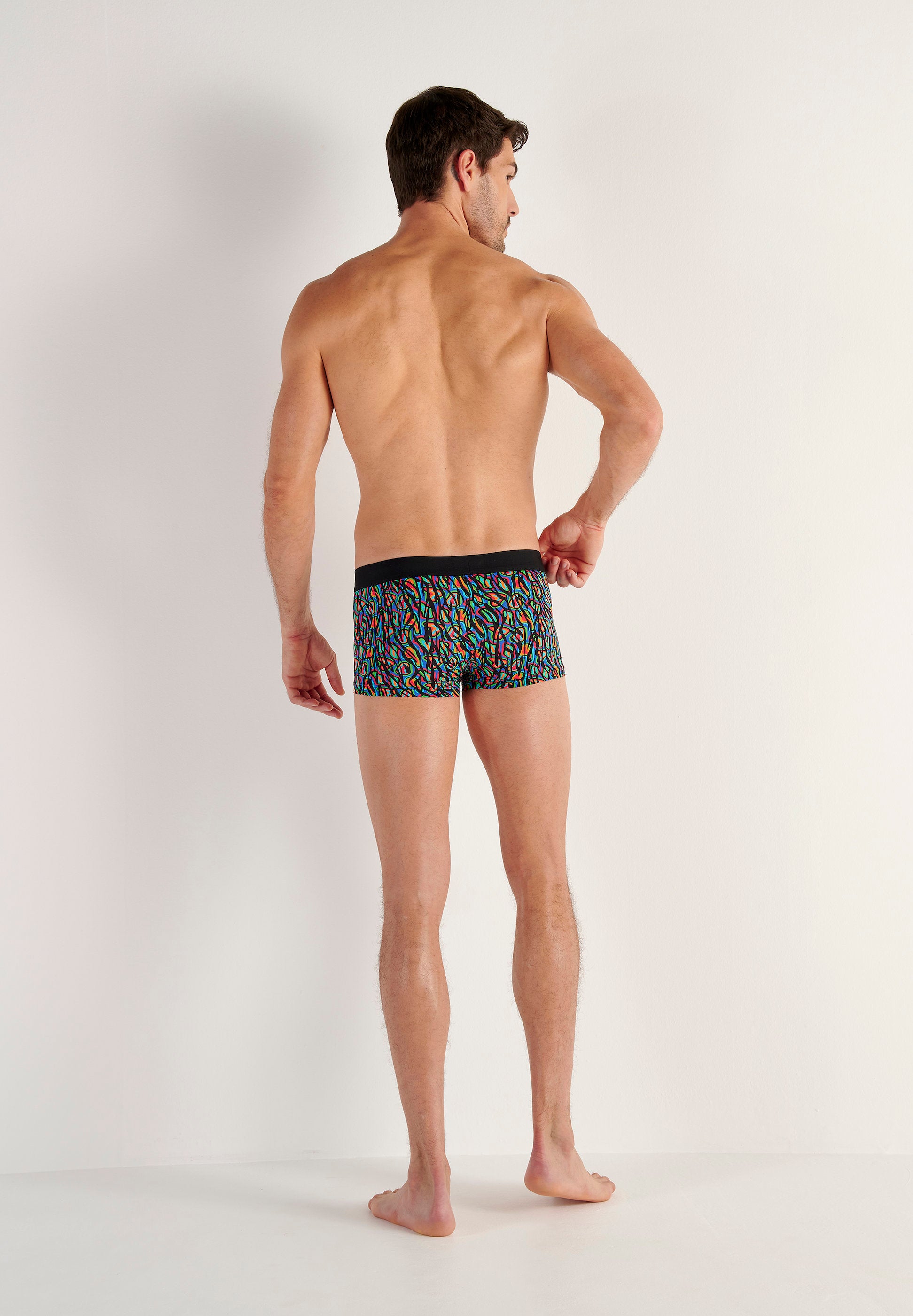 hom-temptation-floyd-boxer-trunk-homme-multicolore-microfibre image 6