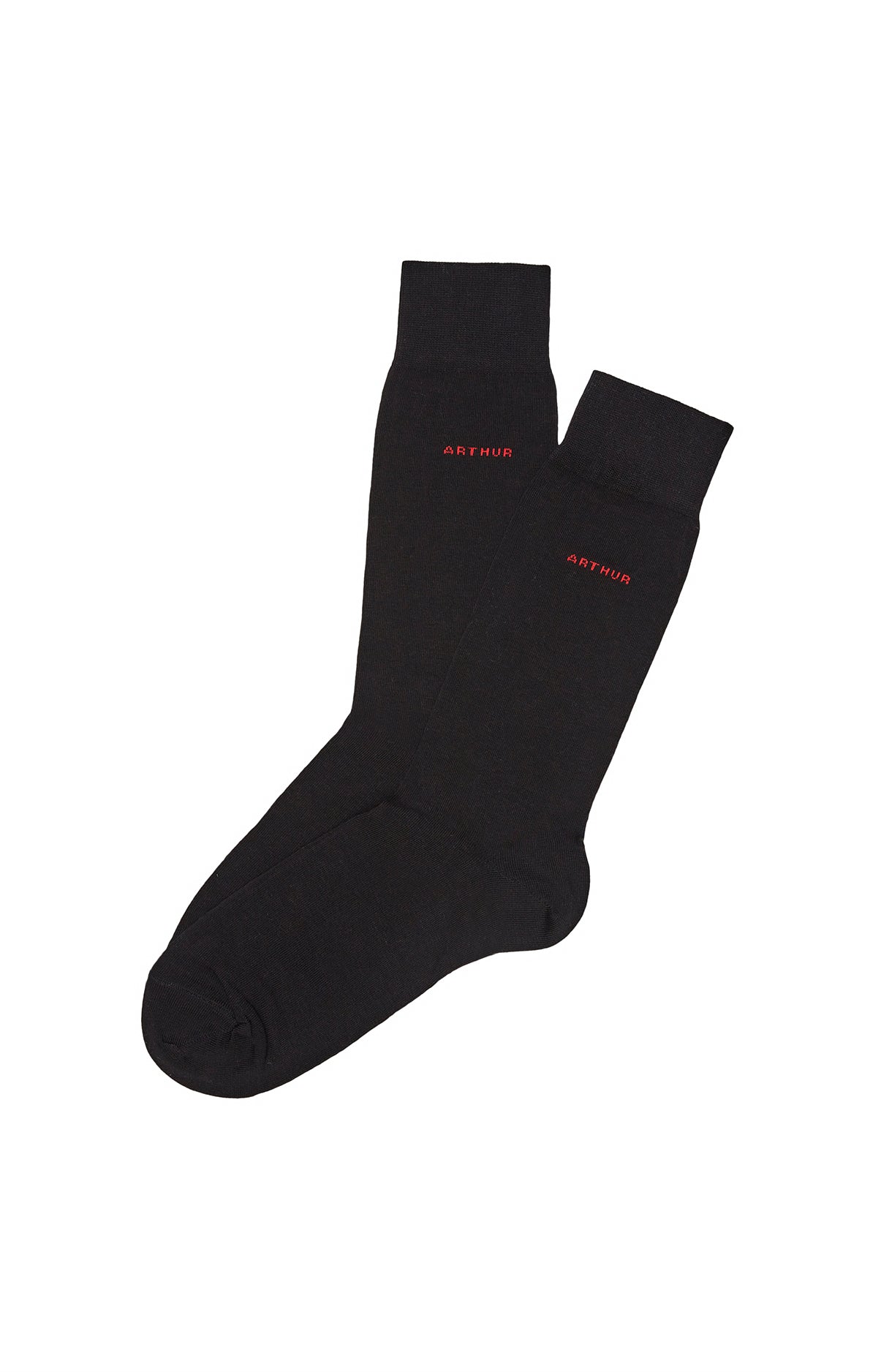 arthur-bob-unies-chaussettes-homme-noir-40-46 image 1