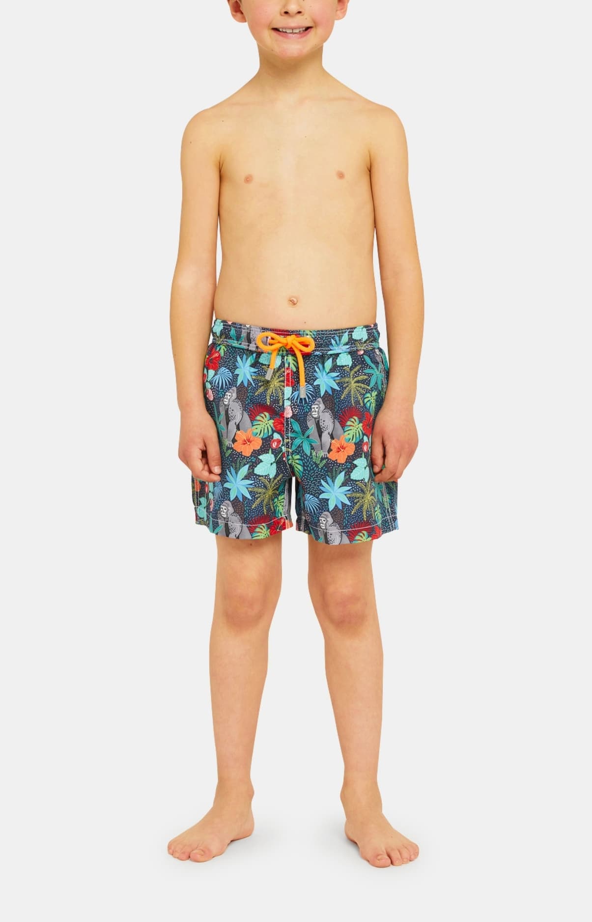 arthur-bob-short-de-bain-enfant-jungle-bleu-4a-16a image 1