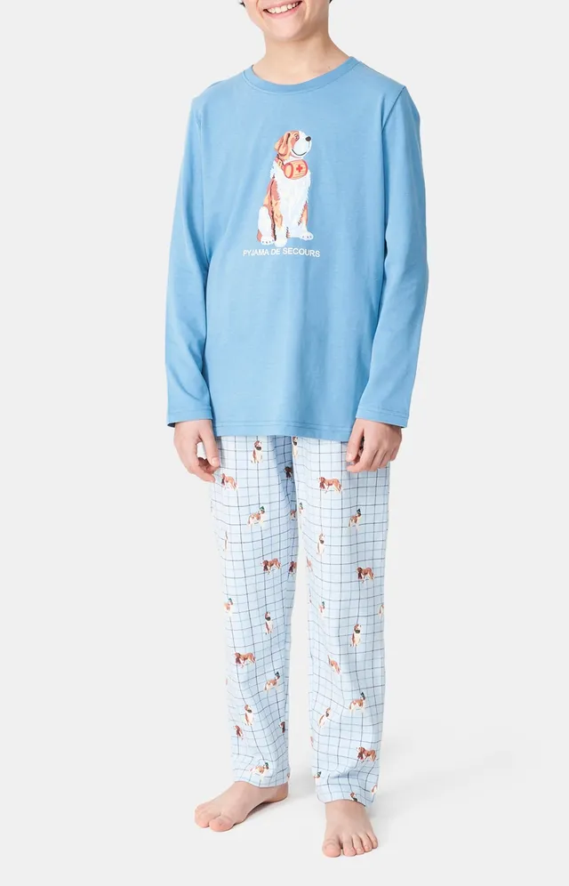 arthur-bob-wouf-pyjama-enfant-ciel-4a-coton-bio image 1