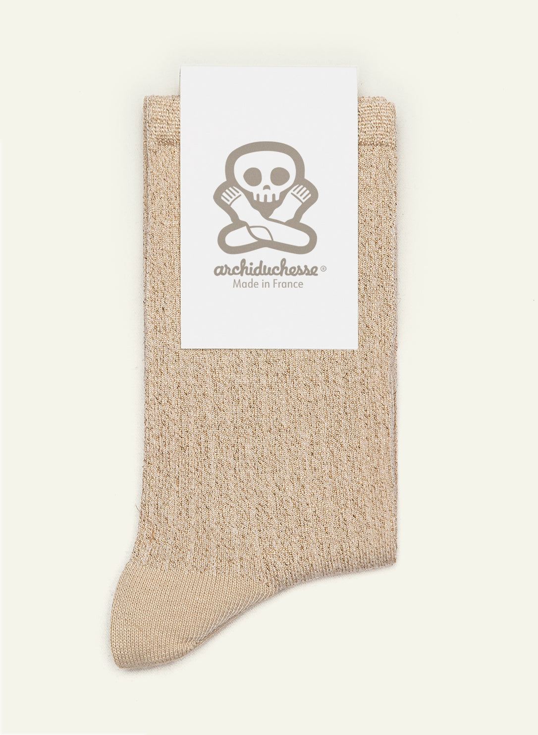 archiduchesse-paillet-e-champagne-chaussettes-dor-36-41 image 3