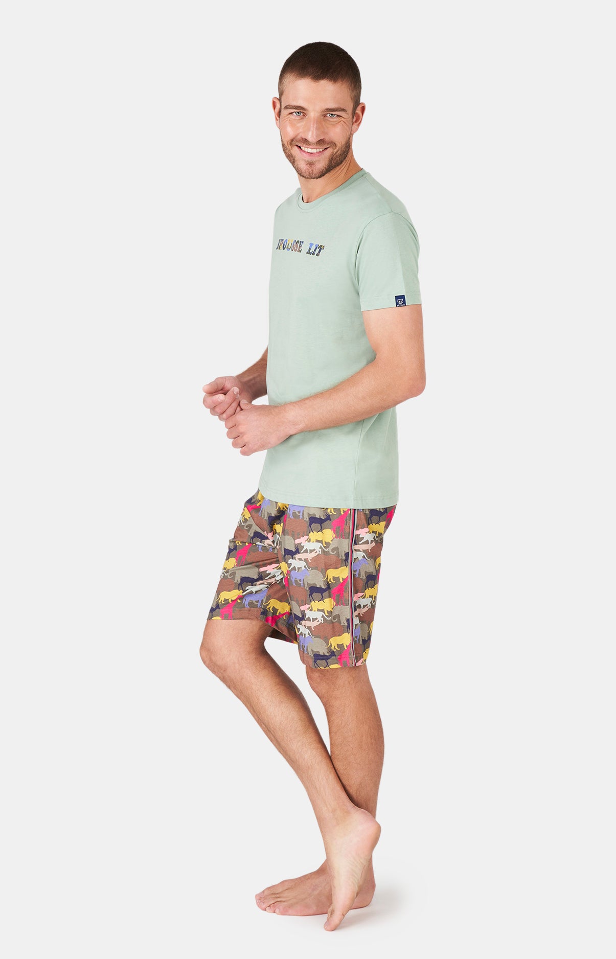 arthur-bob-brousse-lit-pyjashort-homme-coton-bio-multicolore image 4