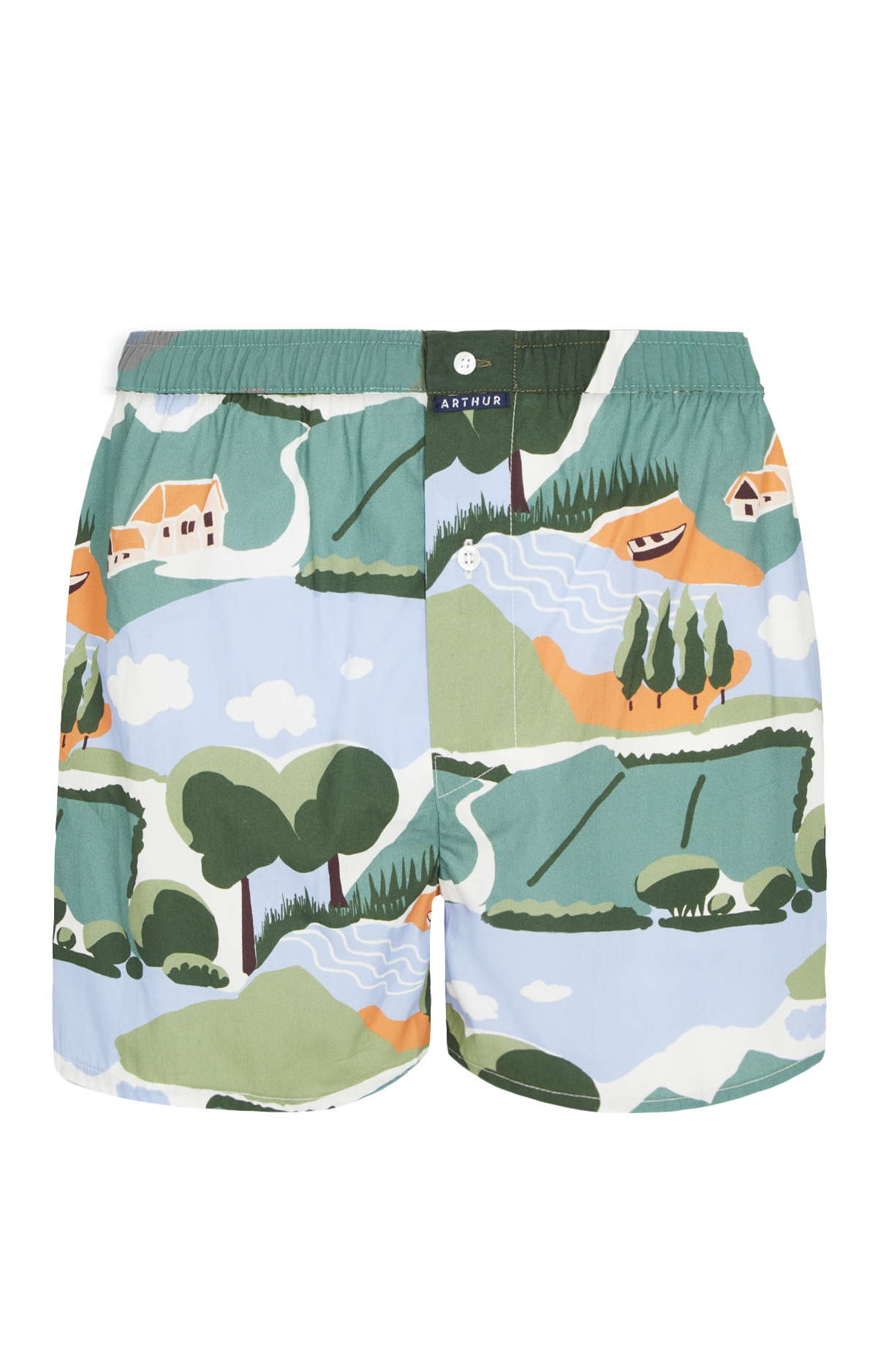 arthur-le-club-cale-on-popeline-campagne-vert-taille-l image 3