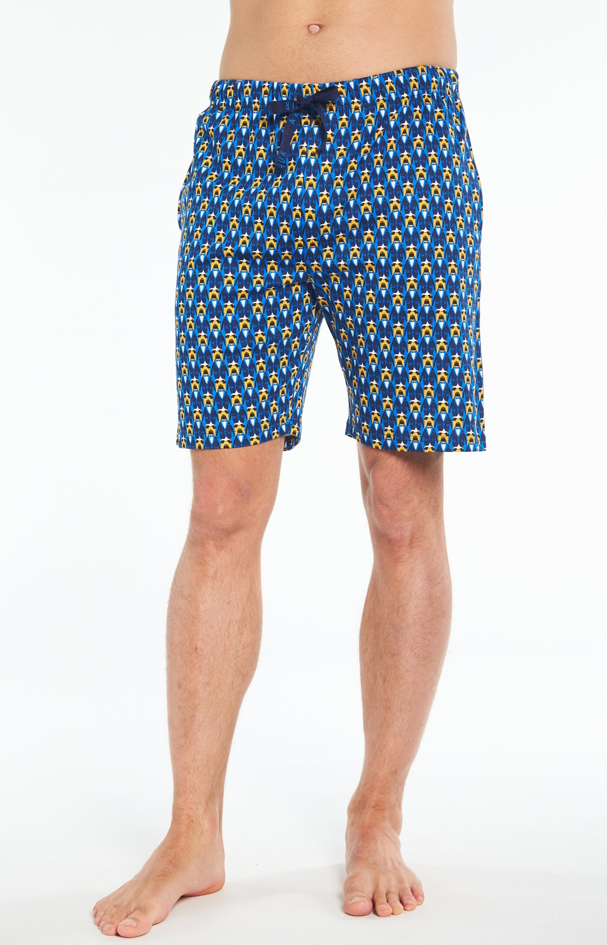 arthur-bob-tenue-de-soir-e-pyjashort-homme-marine image 6
