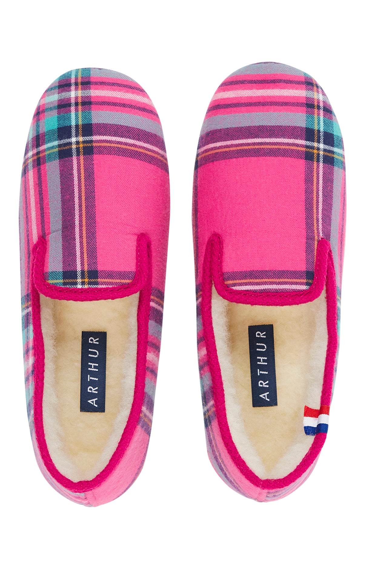 arthur-bob-charentaises-rosa-chaussons-rose image 2