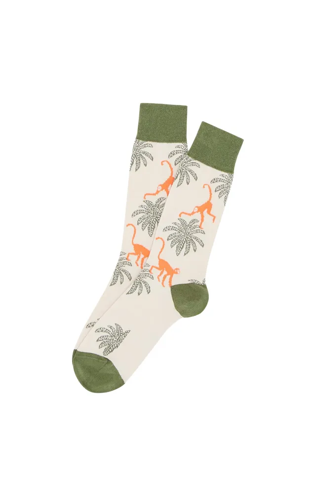 arthur-singe-beige-chaussettes-coton-bio-beige-40-46 image 1