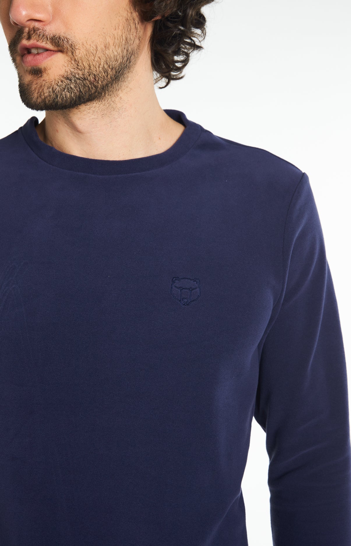 arthur-bob-benjamin-pyjama-polaire-homme-marine-chaud image 2