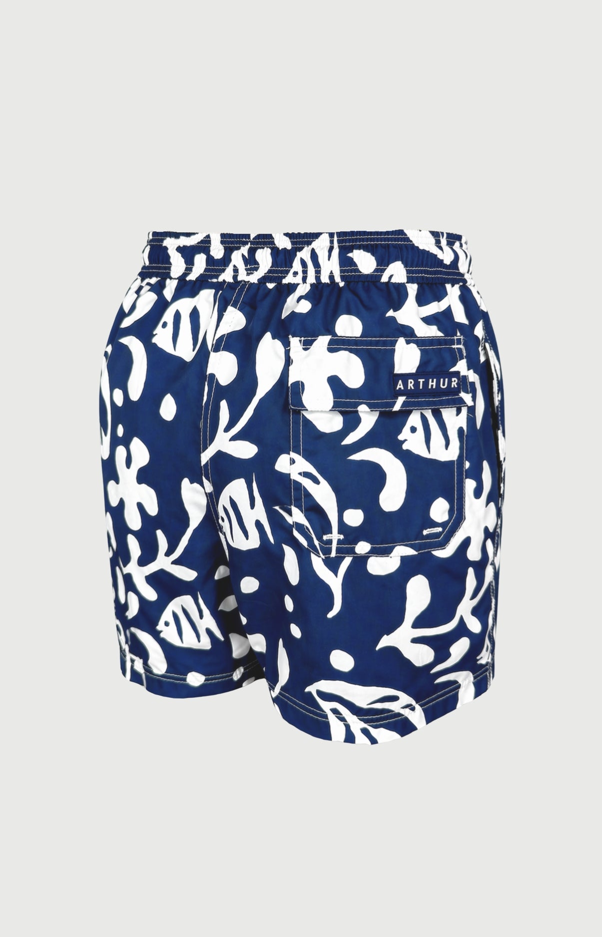 arthur-bob-matthias-short-de-bain-homme-marine-recycl image 5