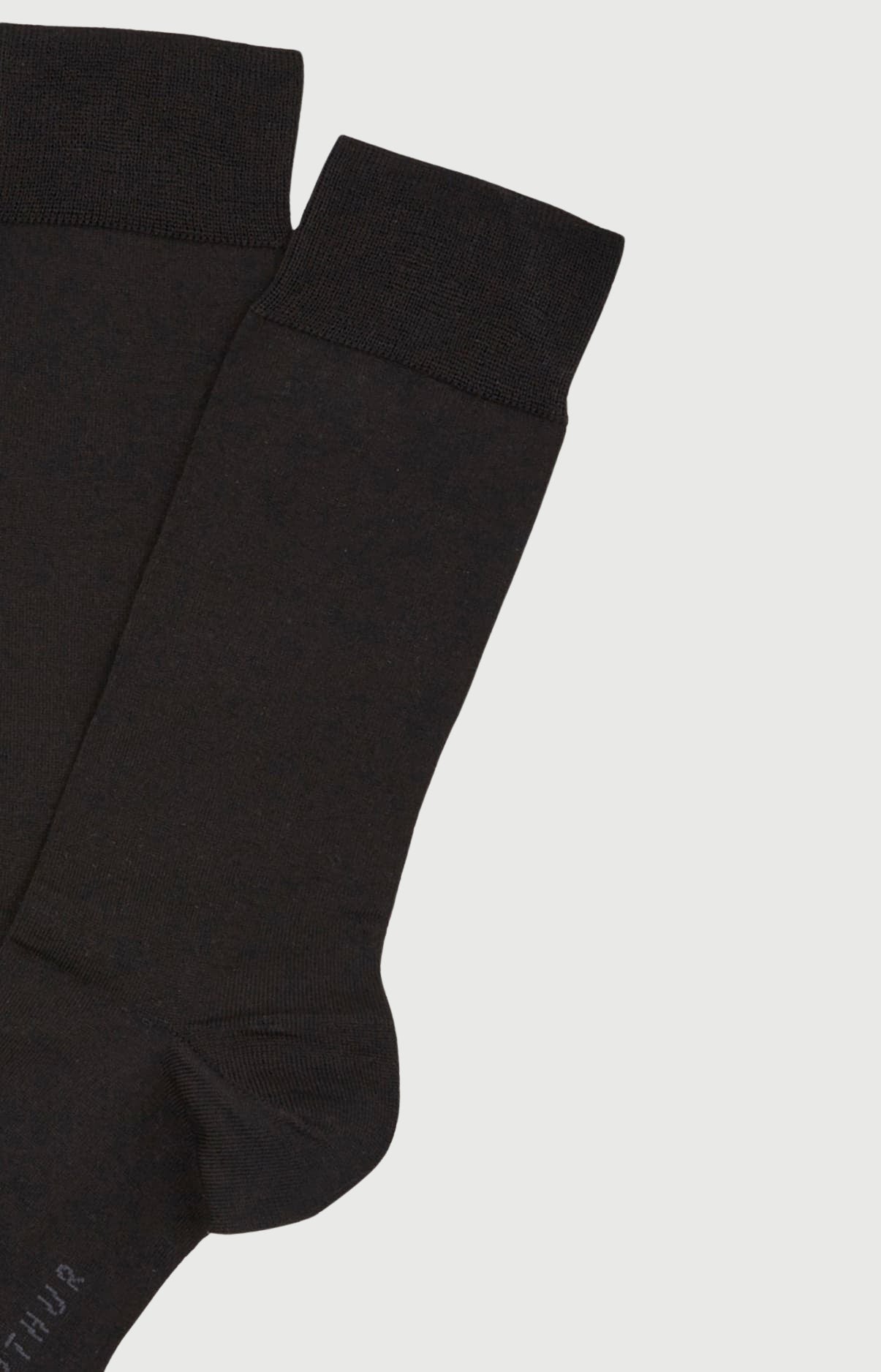 arthur-bob-pack-2-chaussettes-noir-coton-fil-d-cosse image 2