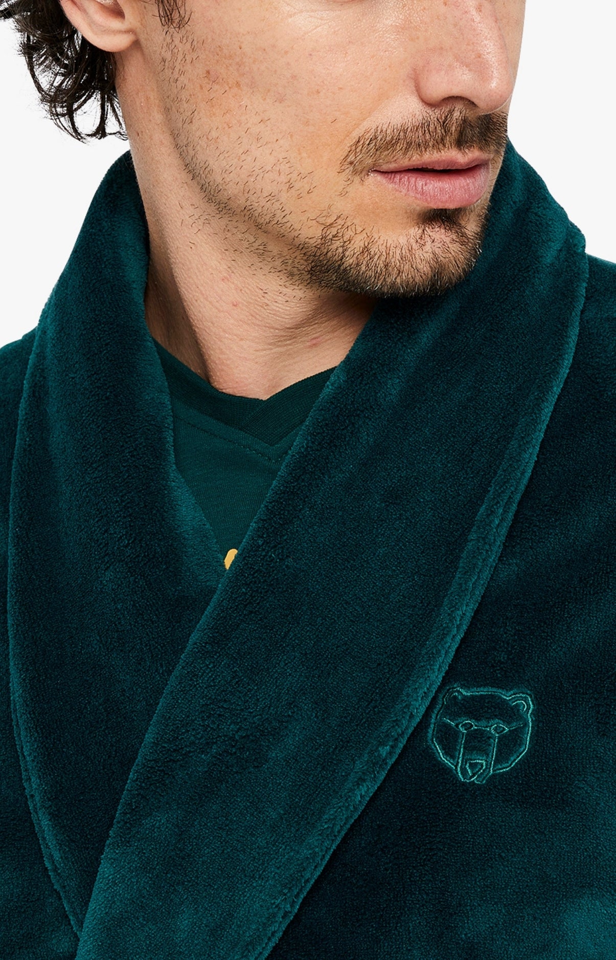 arthur-bob-sapin-robe-de-chambre-polaire-verte image 5