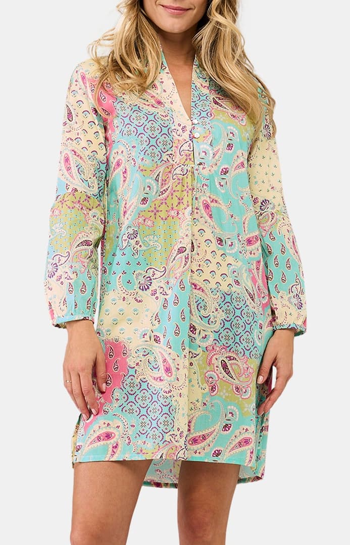 arthur-bob-paisley-liquette-voile-coton-multicolore image 1