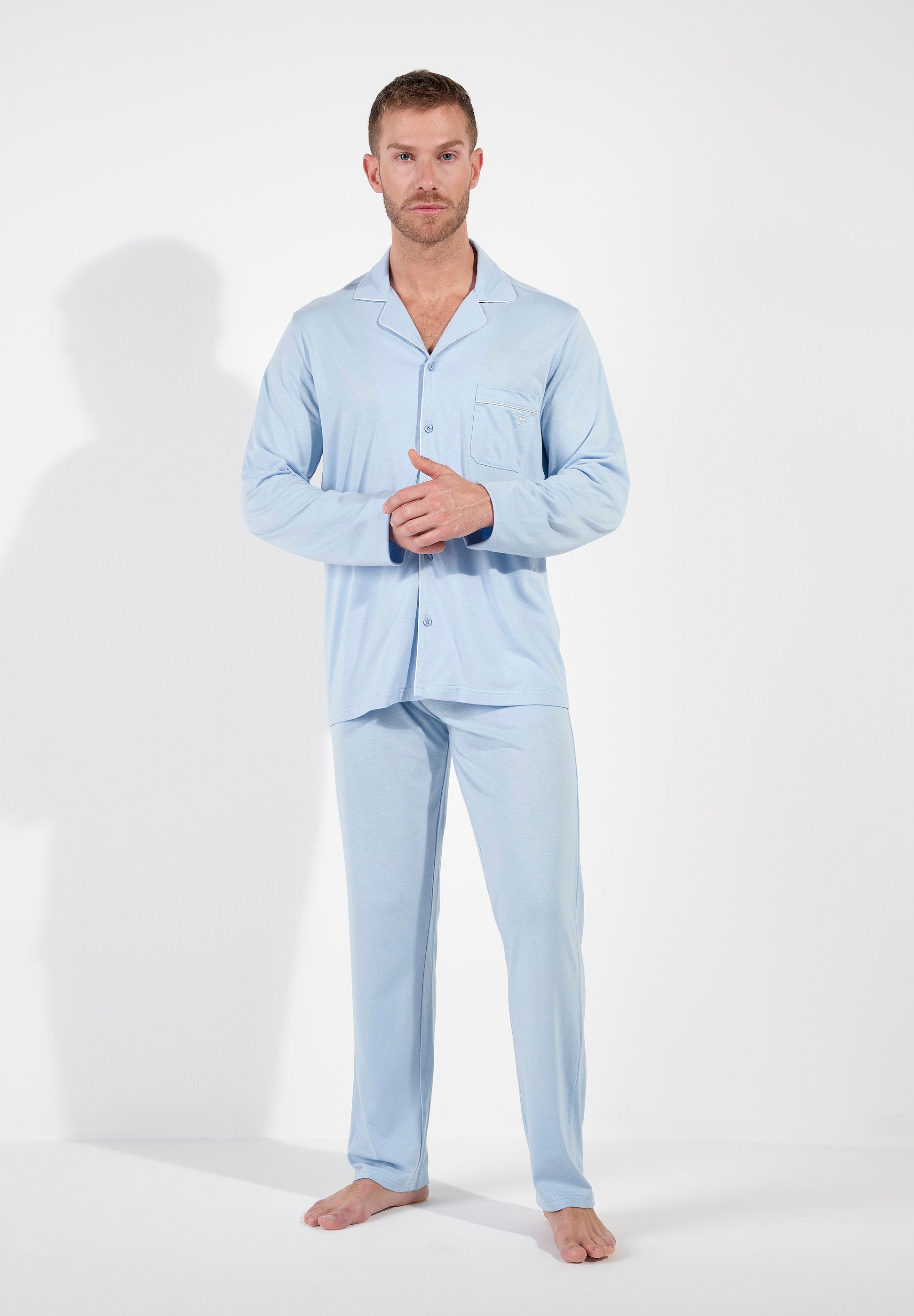 hom-rafael-403064-pyjama-long-homme-bleu-clair-coton-modal image 4