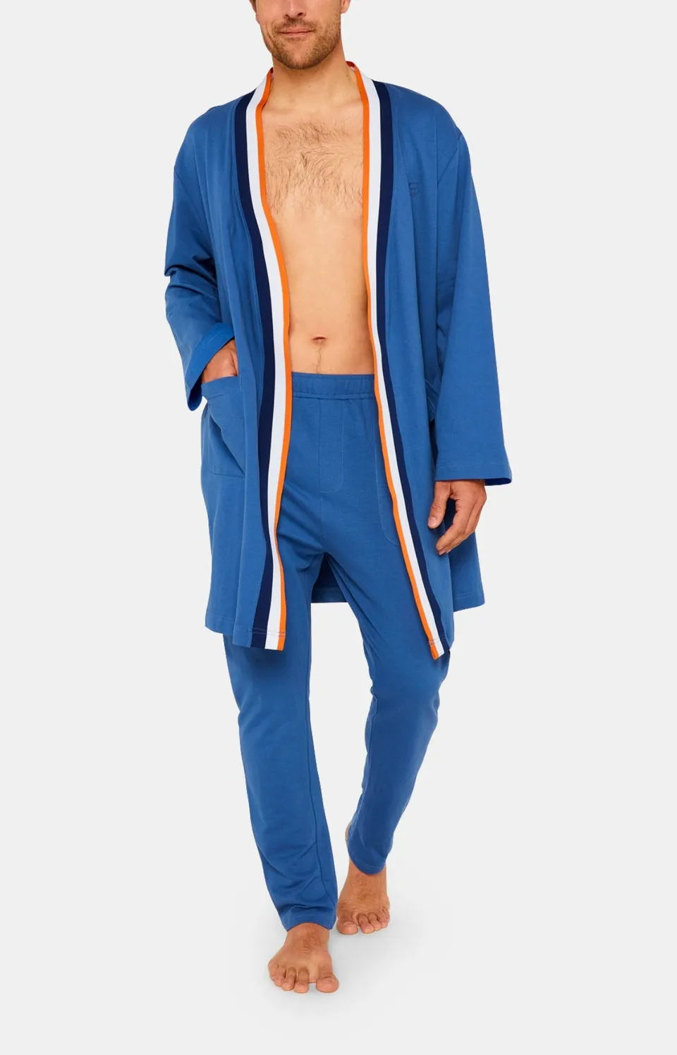 arthur-bob-robe-de-chambre-coton-bio-denim image 1