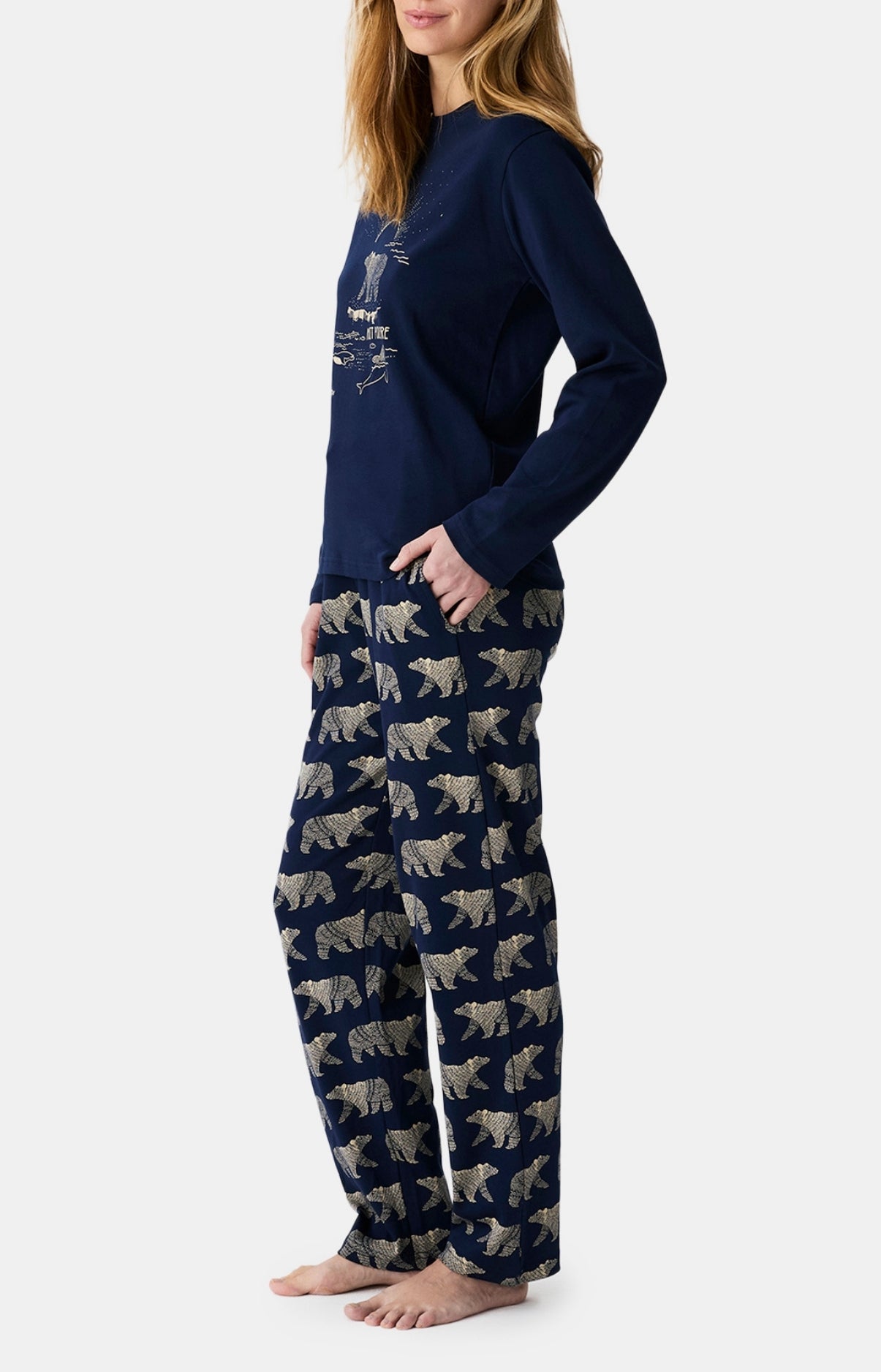 arthur-bob-nuit-polaire-pyjama-marine-coton-bio image 5