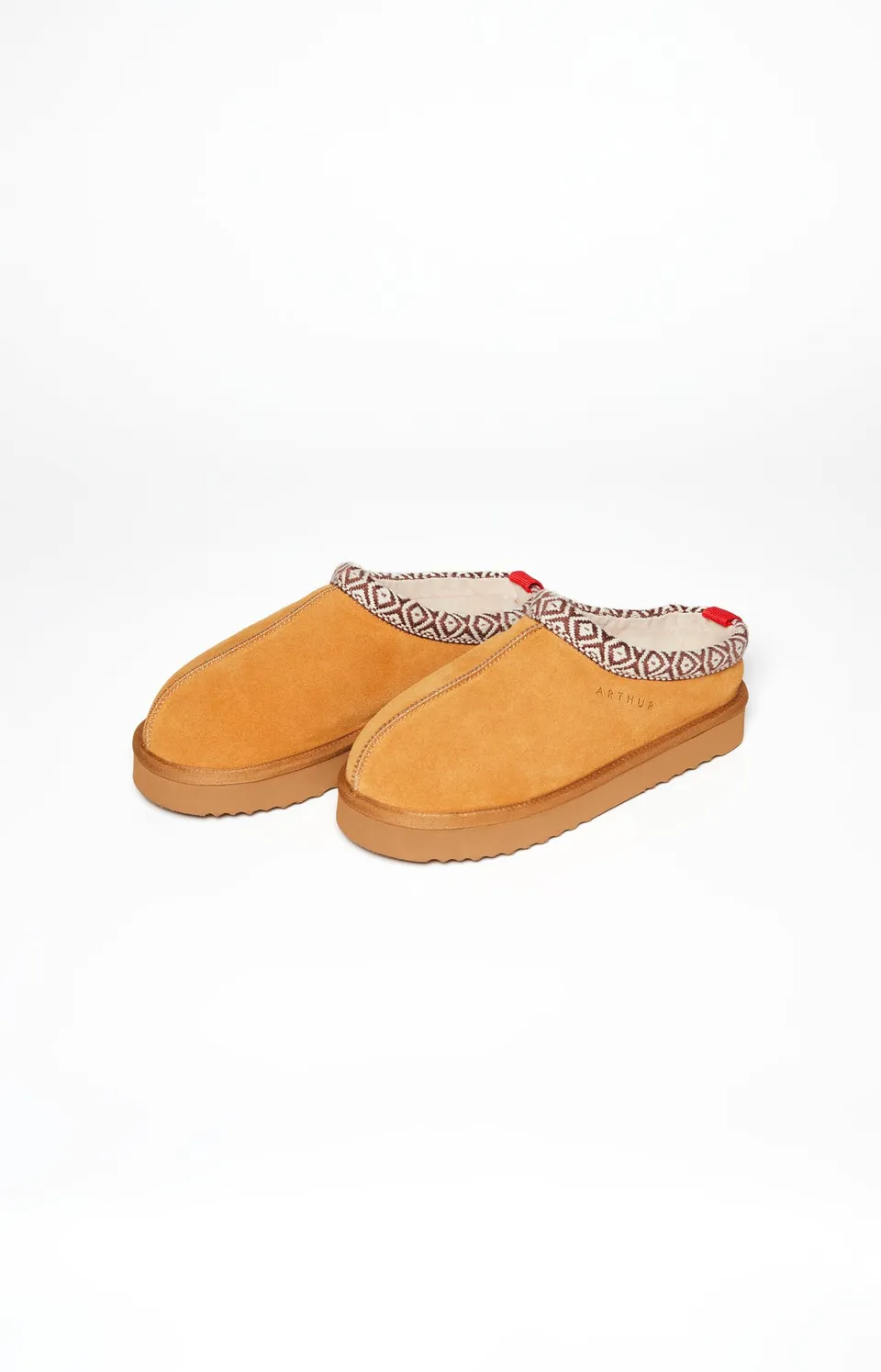 arthur-bob-laine-chaussons-camel-laine-mouton image 1