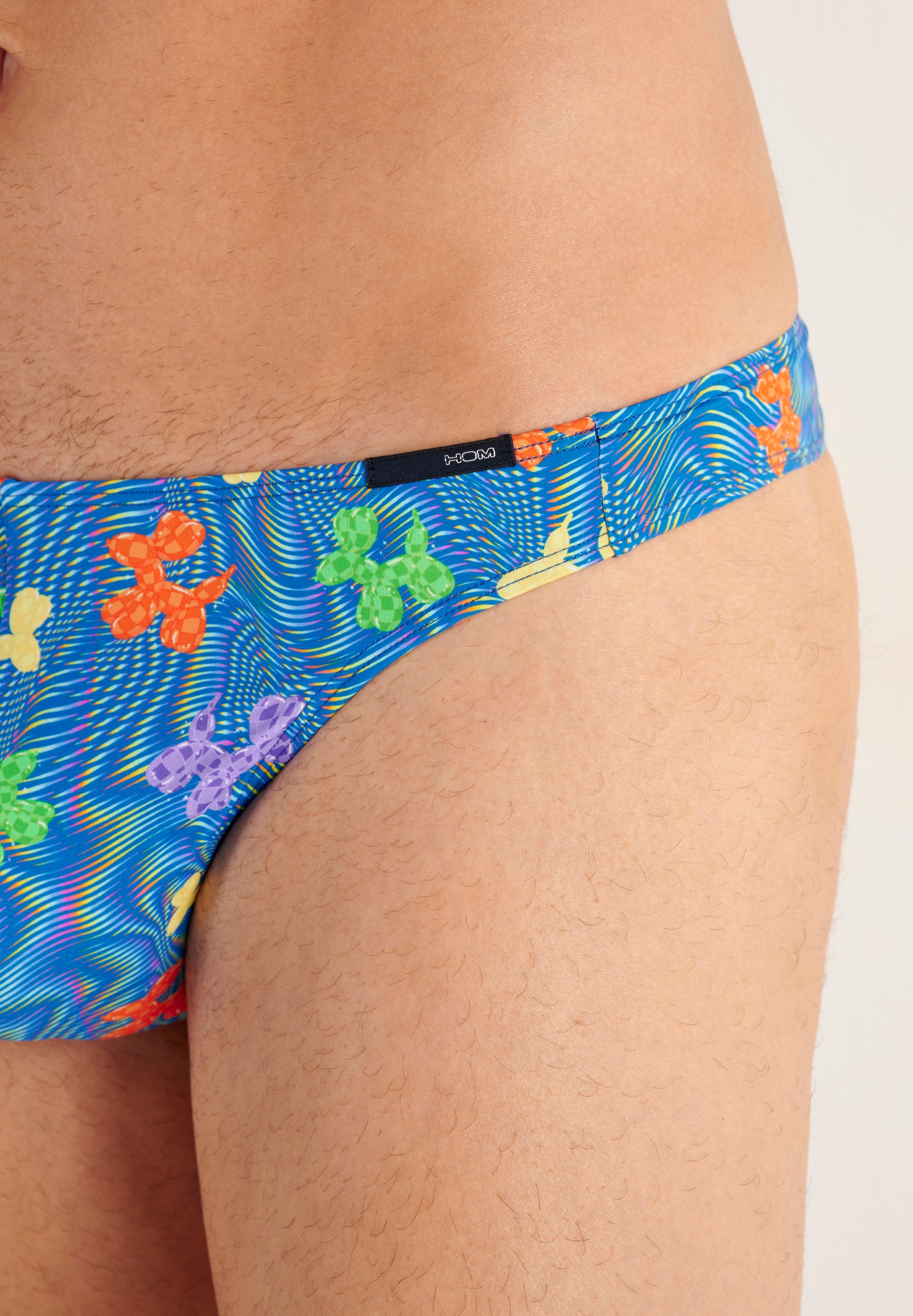 hom-funky-styles-string-homme-m-bleu-imprim-microfibre image 6