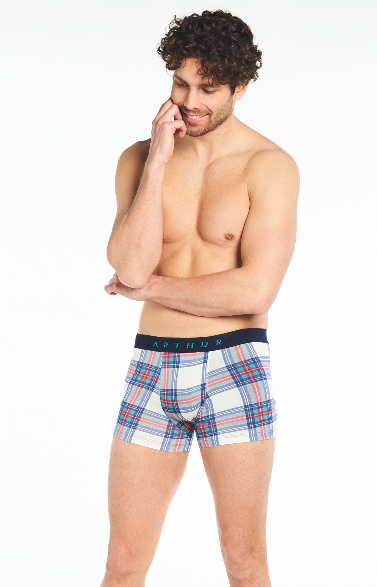 arthur-bob-logan-boxer-homme-multicolore-coton-bio image 1