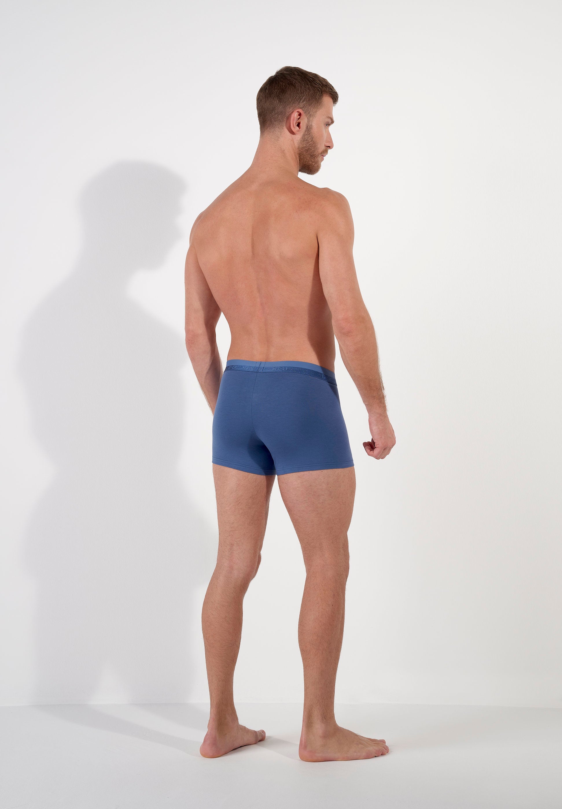 hom-classic-boxer-homme-bleu-jeans-coton-modal image 6