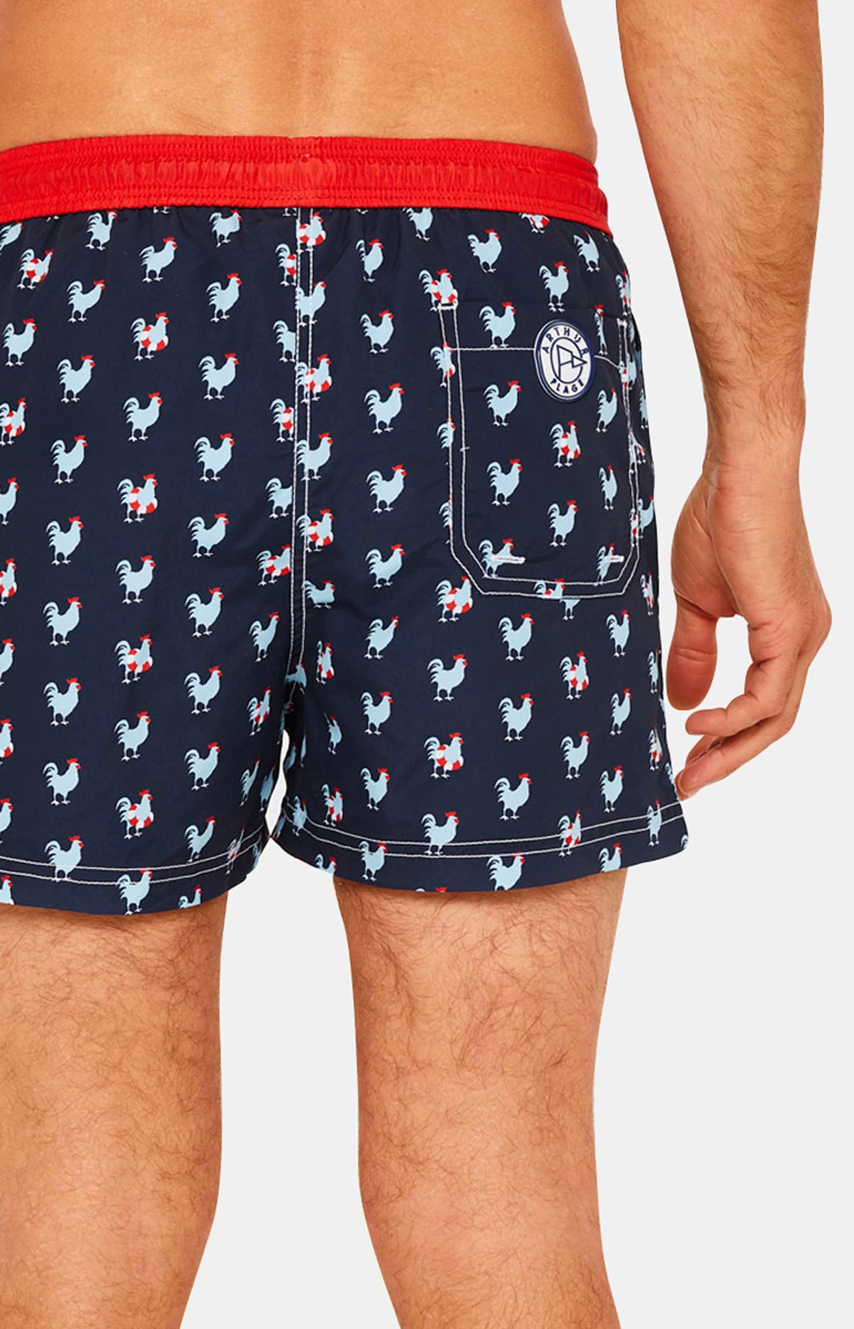 arthur-bob-short-de-bain-coq-marine-recycl-homme image 6