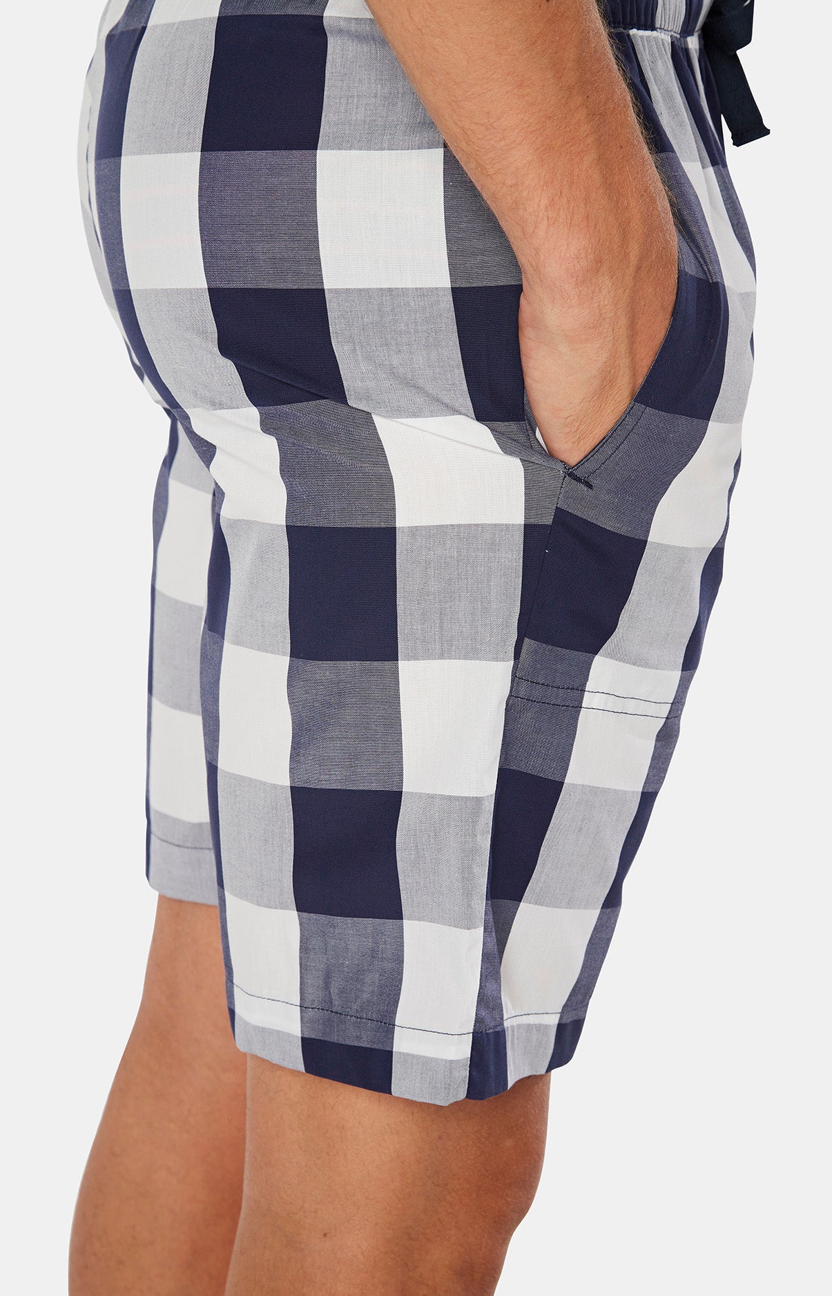 arthur-bob-big-vichy-short-pyjama-marine-carreaux-coton image 6