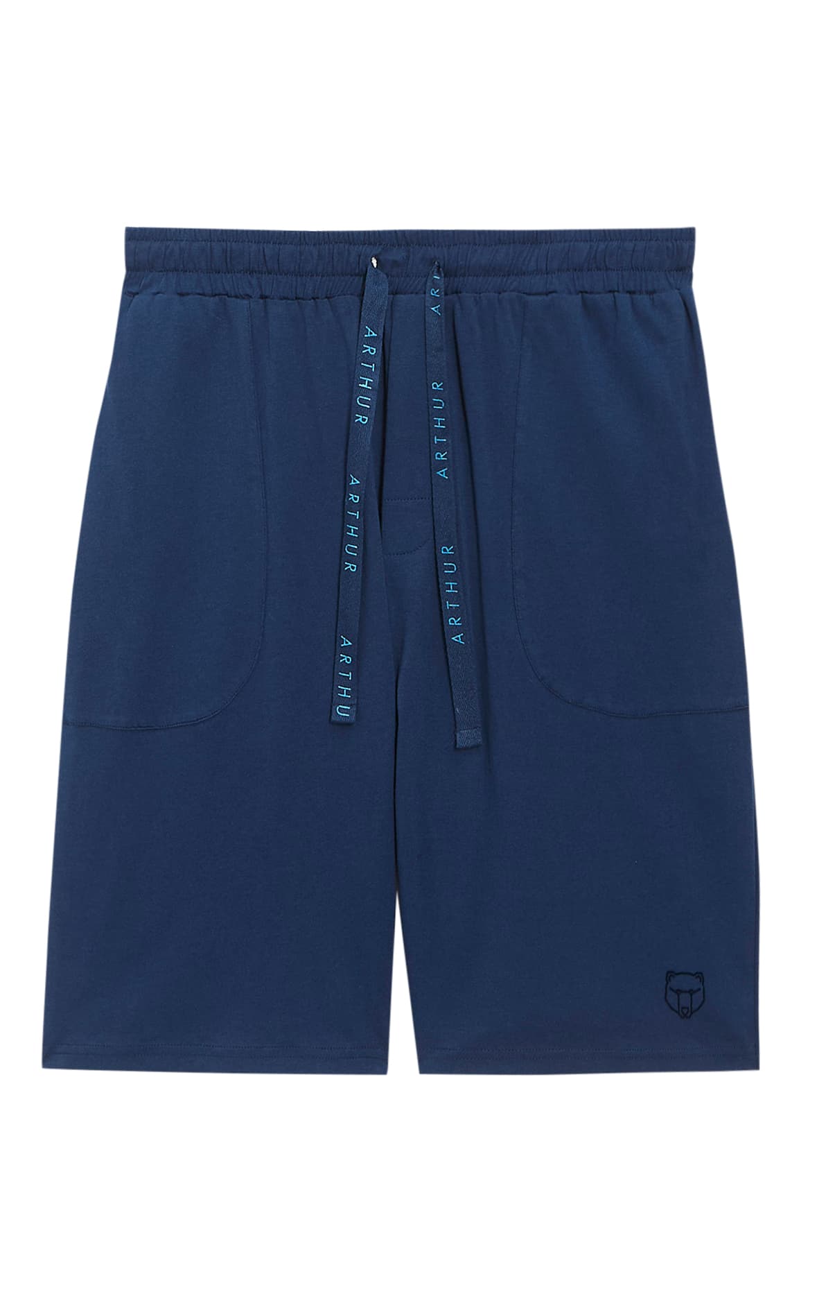 arthur-bob-short-coton-bio-marine-homewear image 3