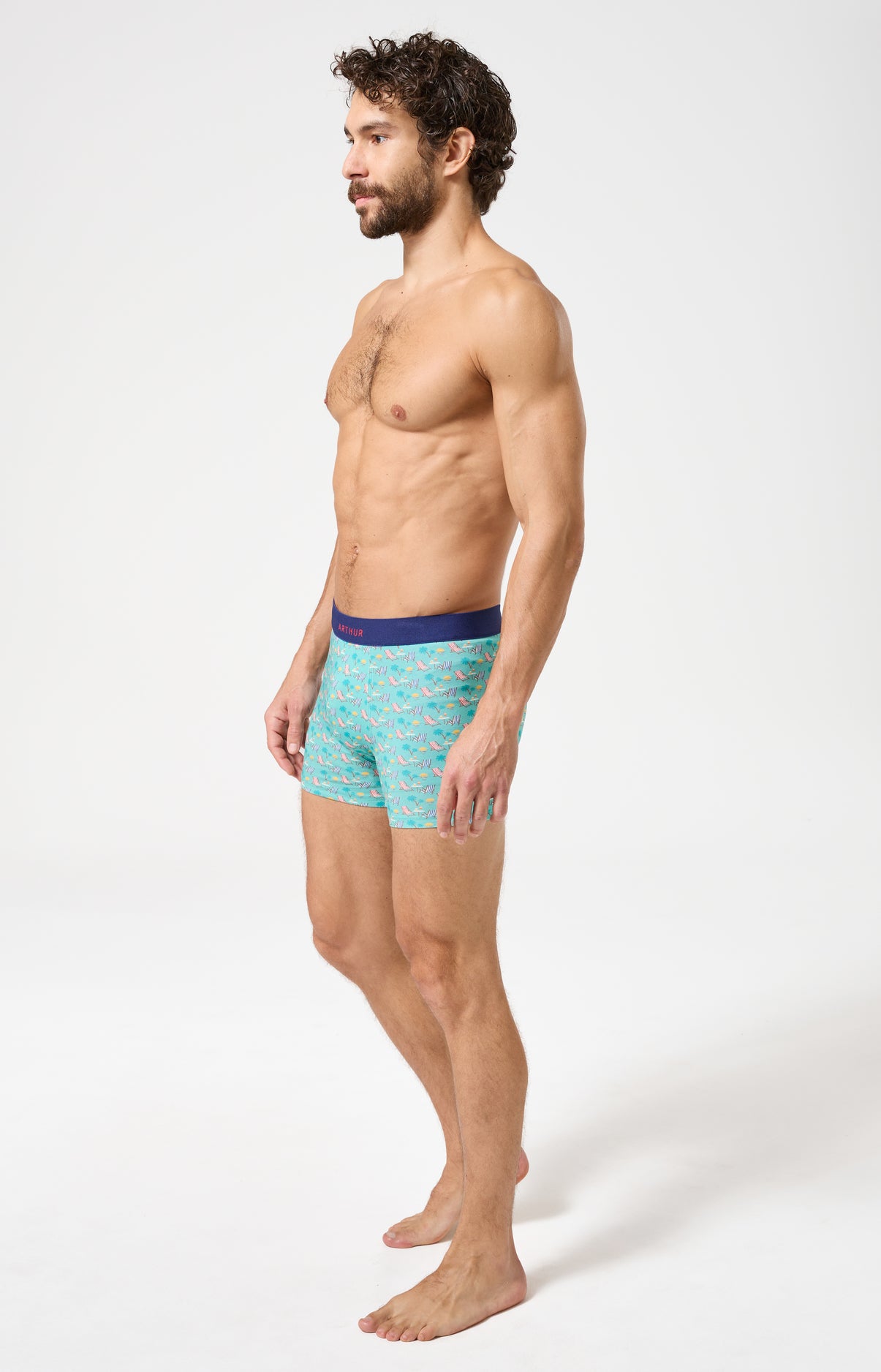 arthur-bob-transat-boxer-homme-jade-coton-bio image 4